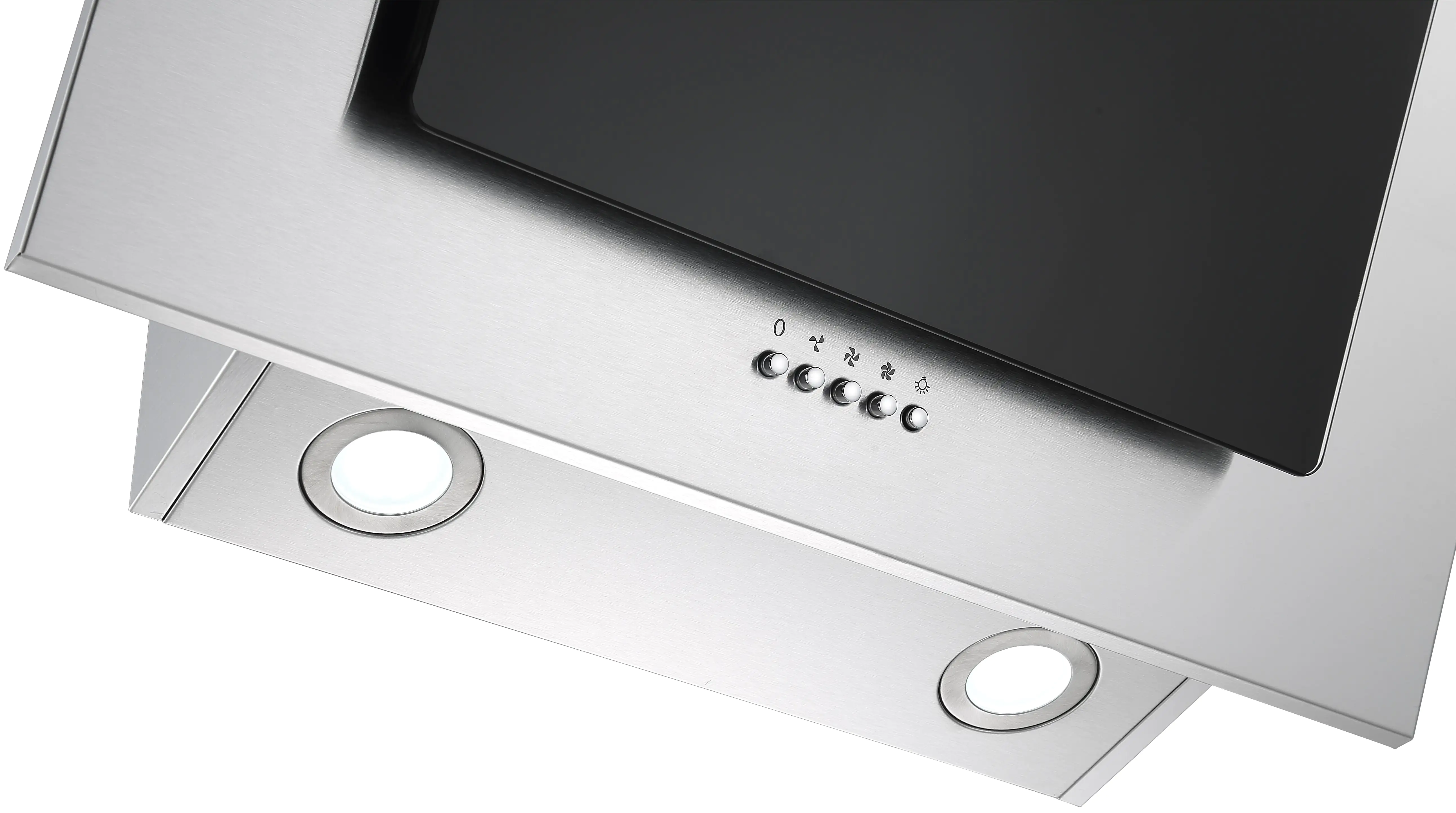 respekta kopffreie Schräghaube 60 cm Glas schwarz CG2060SBM EEK: B 60 cm