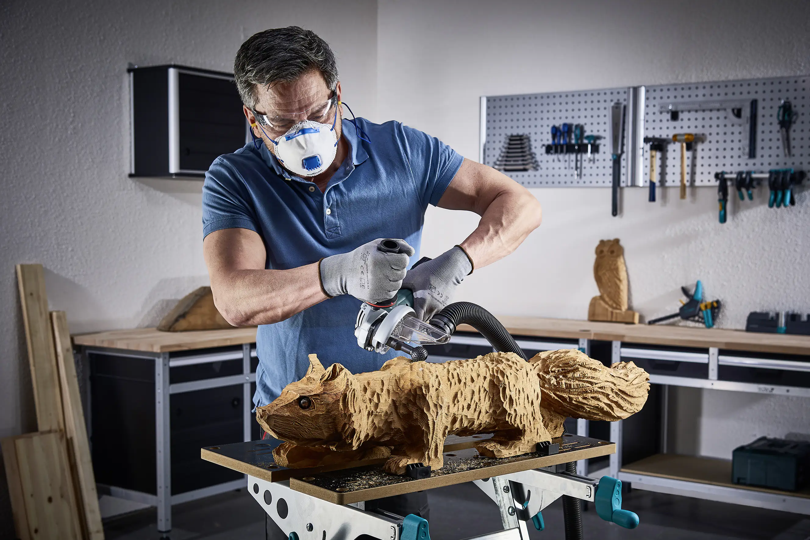 Wolfcraft Kugelraspel für Winkelschleifer 31,5 mm