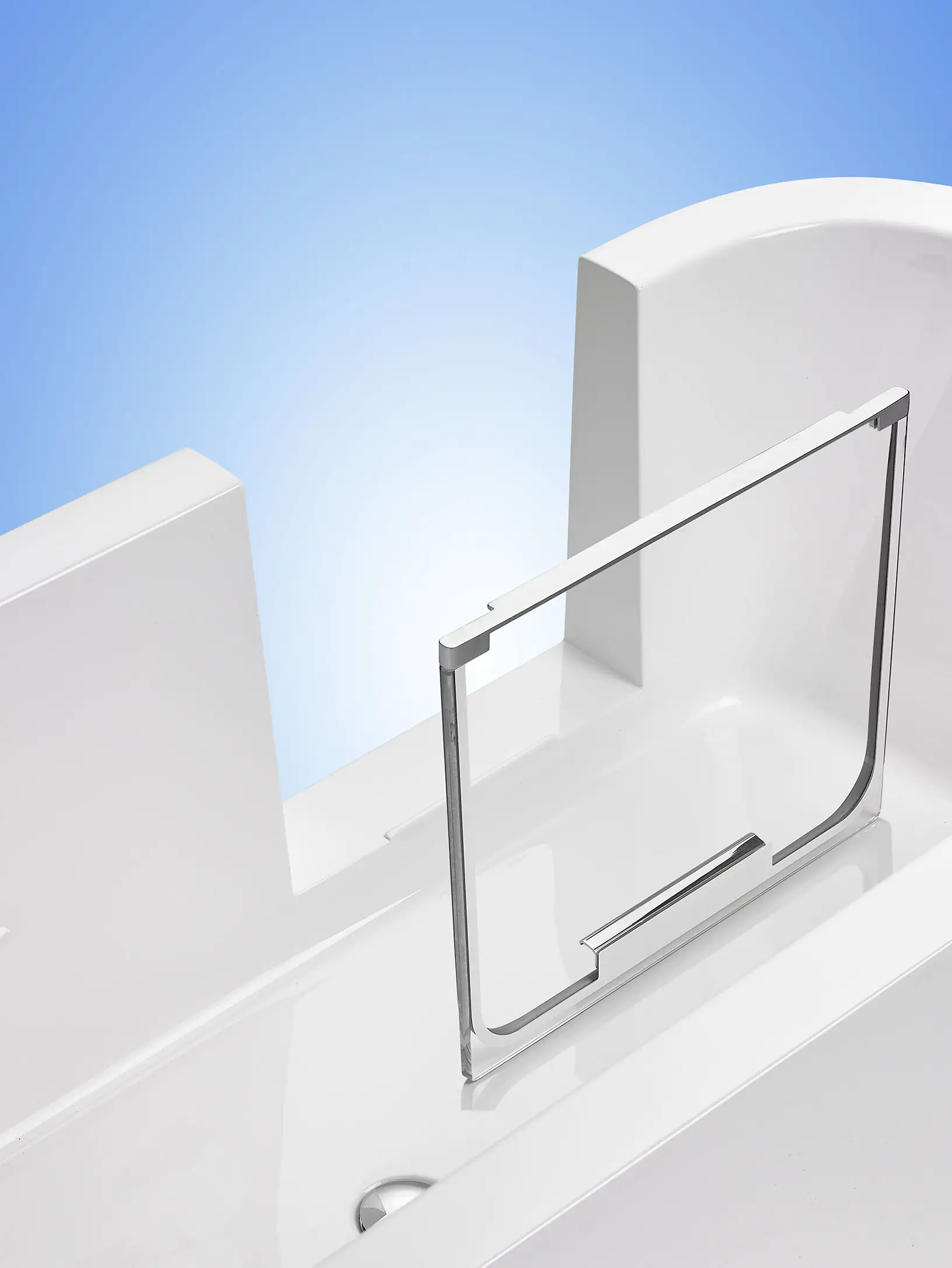 Ottofond Badewanne barrierefrei 180 x 80 cm rechts weiß