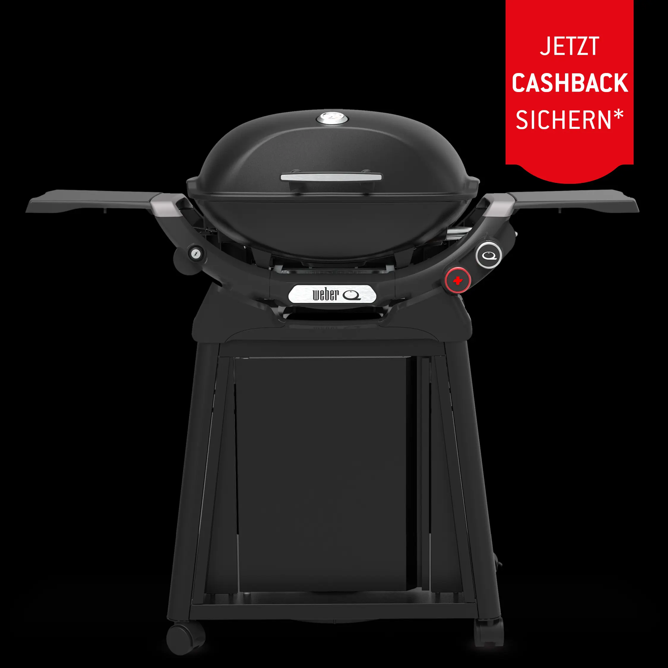 Weber Gasgrill Q2800N mit Rollwagen Grillfläche: 41 x 56 cm