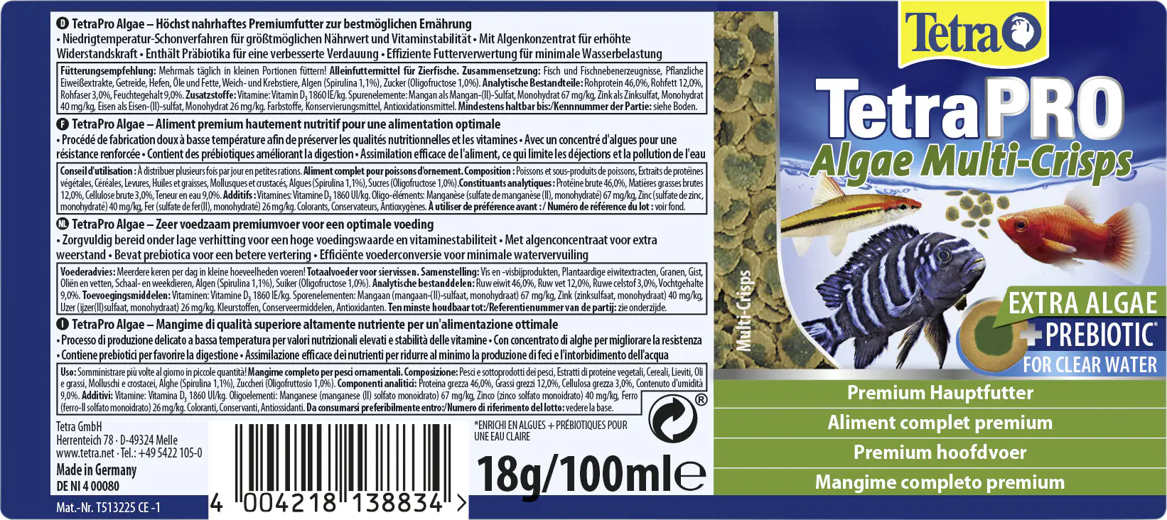 Tetra Pro Algae 100 ml Tetra Pro Algae 100 ml