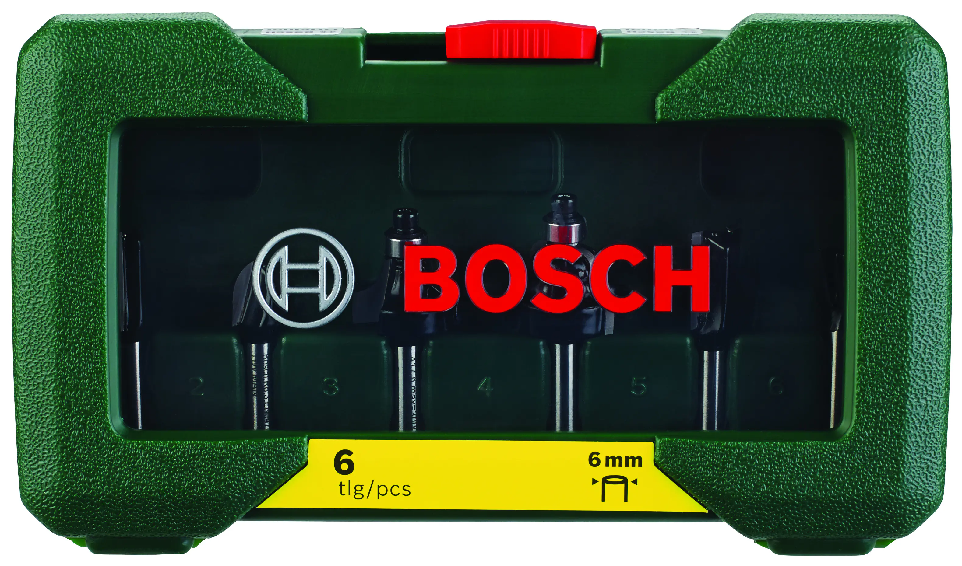 Bosch HM-Fräser-Set 6 mm Schaft 6-teilig