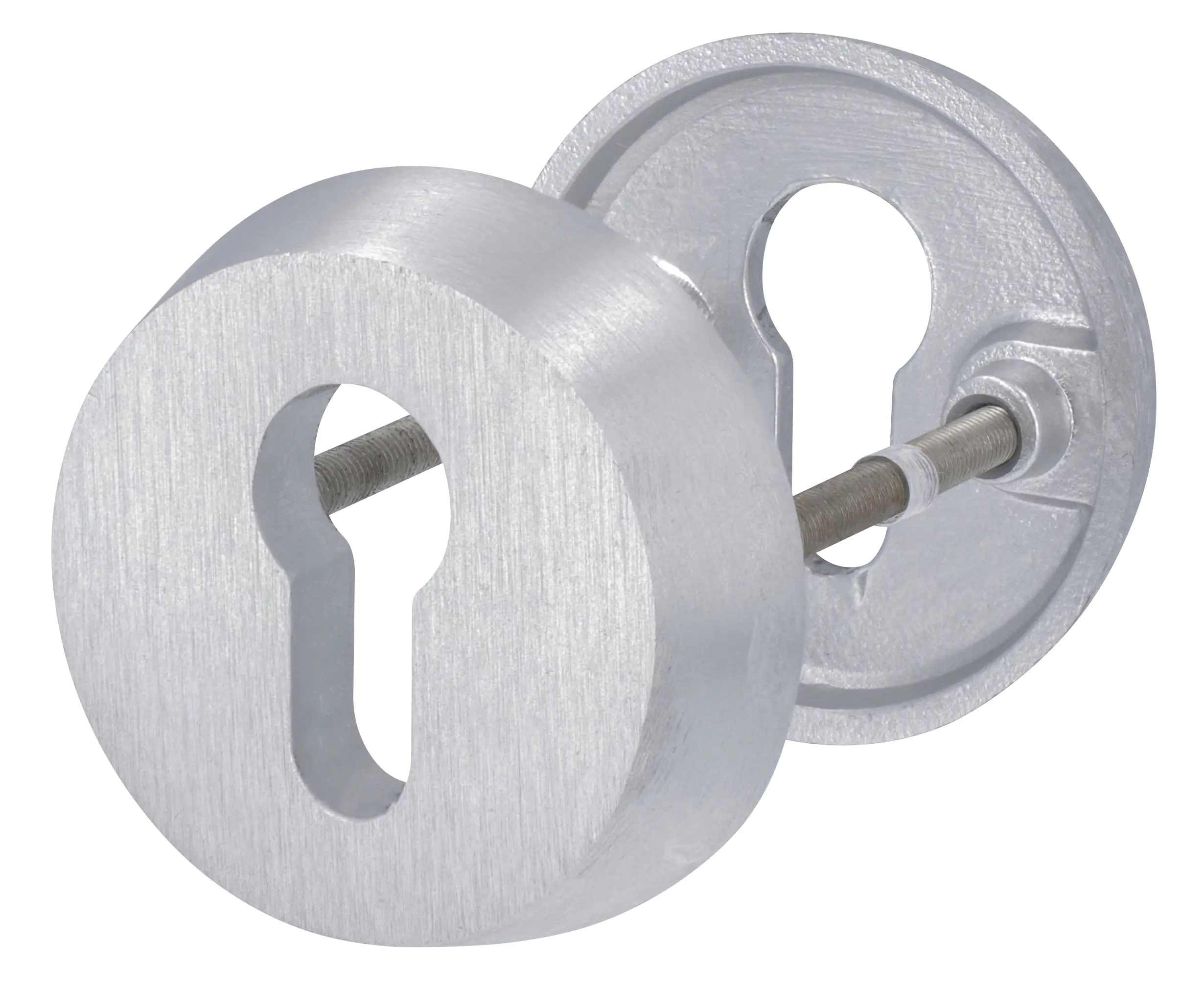 Alpertec Schutzrosette Ø 6,1 cm Aluminium silber Alpertec Schutzrosette Ø 6,1 cm Aluminium silber