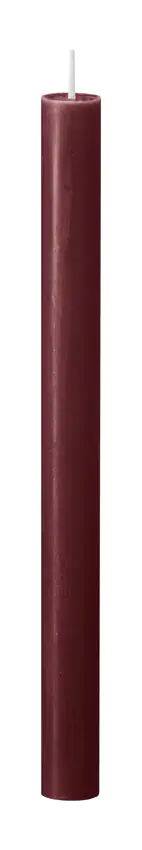 Bolsius Stabkerze samtrot Rustik 27 x 2,3 cm 