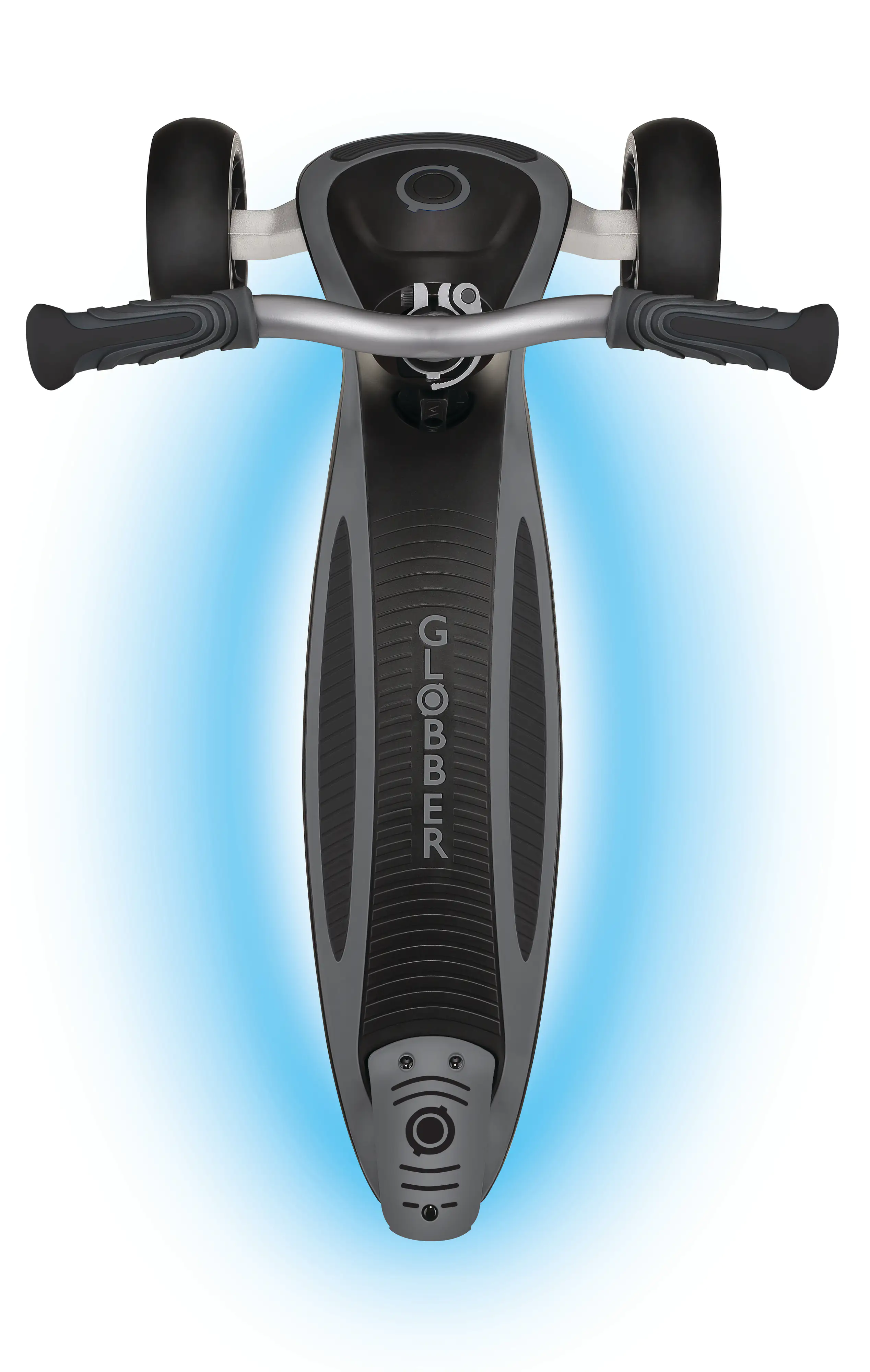 Globber Scooter Ultimum grau mit Leuchtmodul