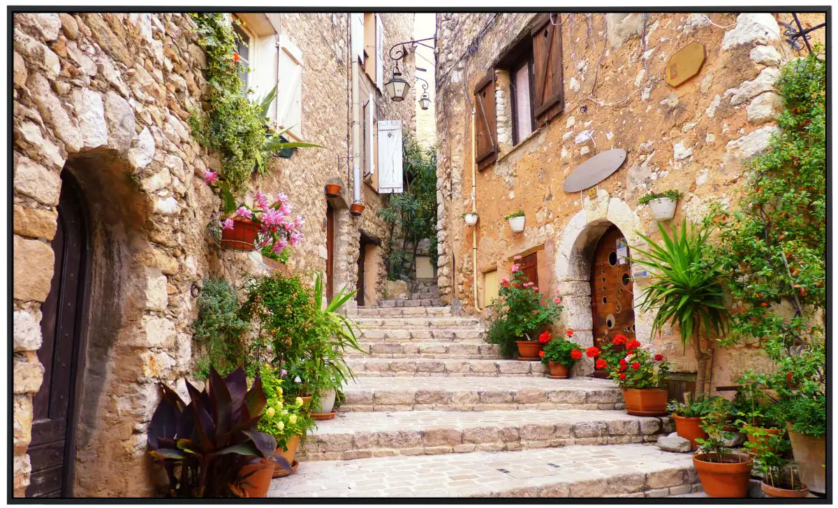 papermoon Infrarotheizkörper EcoHeat 60x120 cm 1200 Watt, Mallorca Gasse