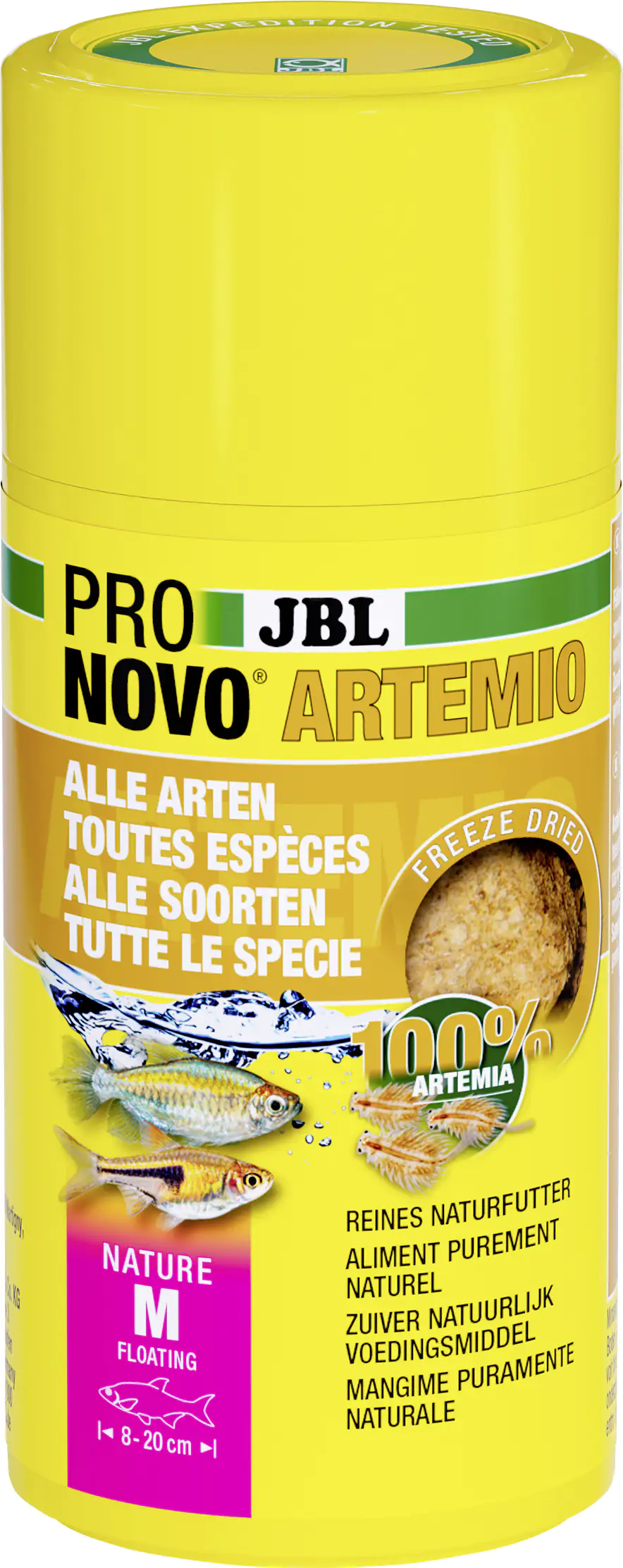 JBL Fischfutter Pronovo Artemio Artemia-Leckerbissen Fischfutter 100 ml