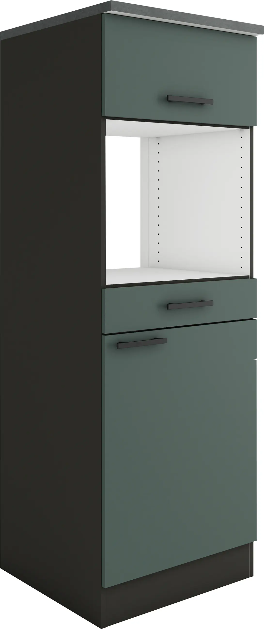 Optifit Midischrank Verona 405 steingrün/anthrazit 60 cm