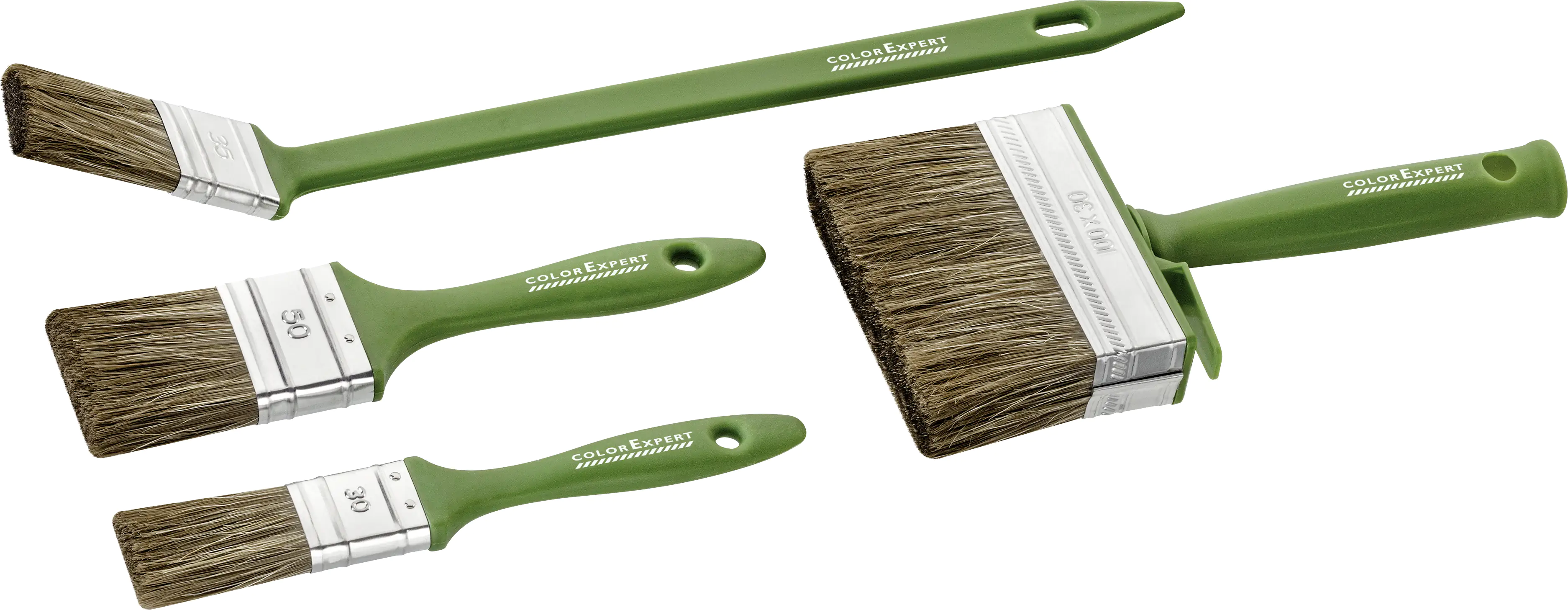 4013307743316 Color Expert Lasur-Pinselset 4-teilig Größe 30/50/35/30x100 mm