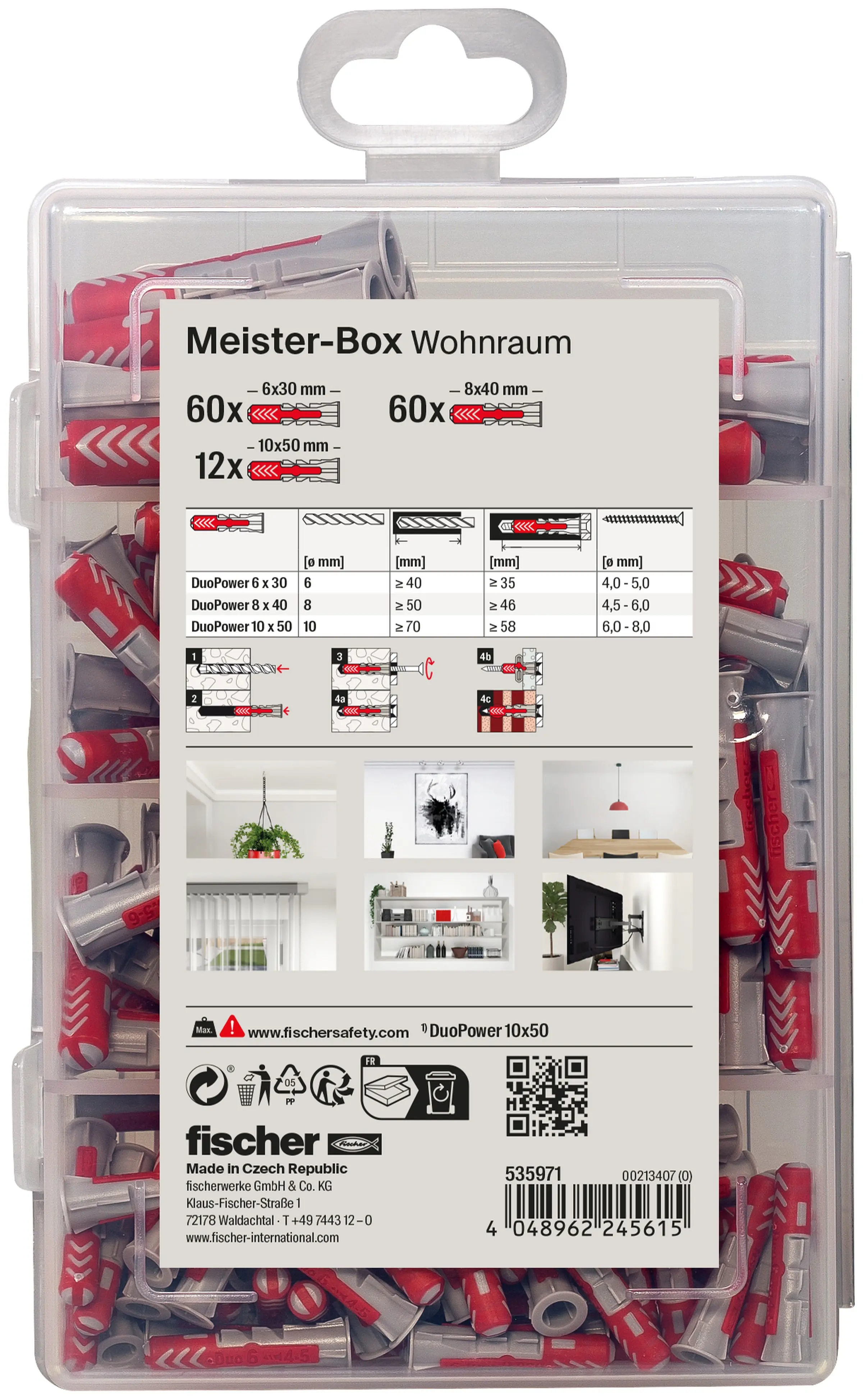 Fischer Meister-Box Duopower - 132 Stück