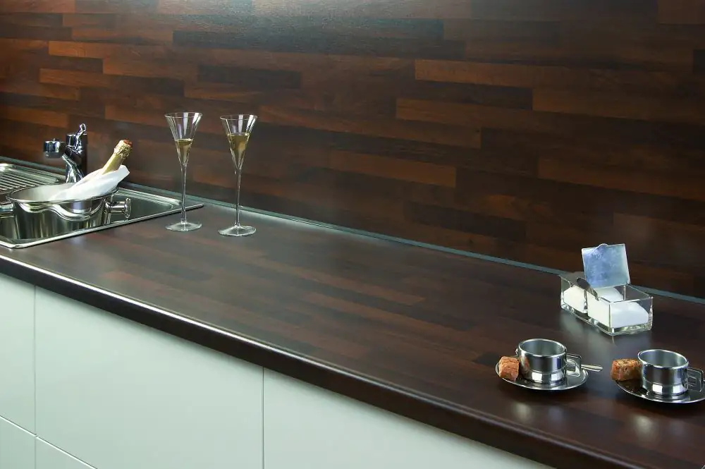 GetaElements Arbeitsplatte 410 x 60 cm, 39 mm Dekor Butcherblock Noce GetaElements Arbeitsplatte 410 x 60 cm, 39 mm Dekor Butcherblock Noce