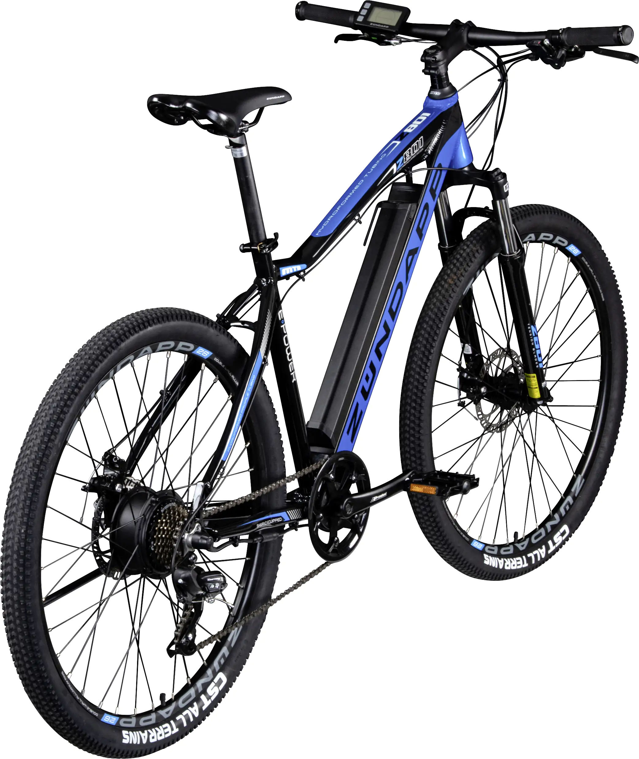 Zündapp E-Bike MTB Z801 27,5 Zoll 21-Gang 417 Wh schwarz blau