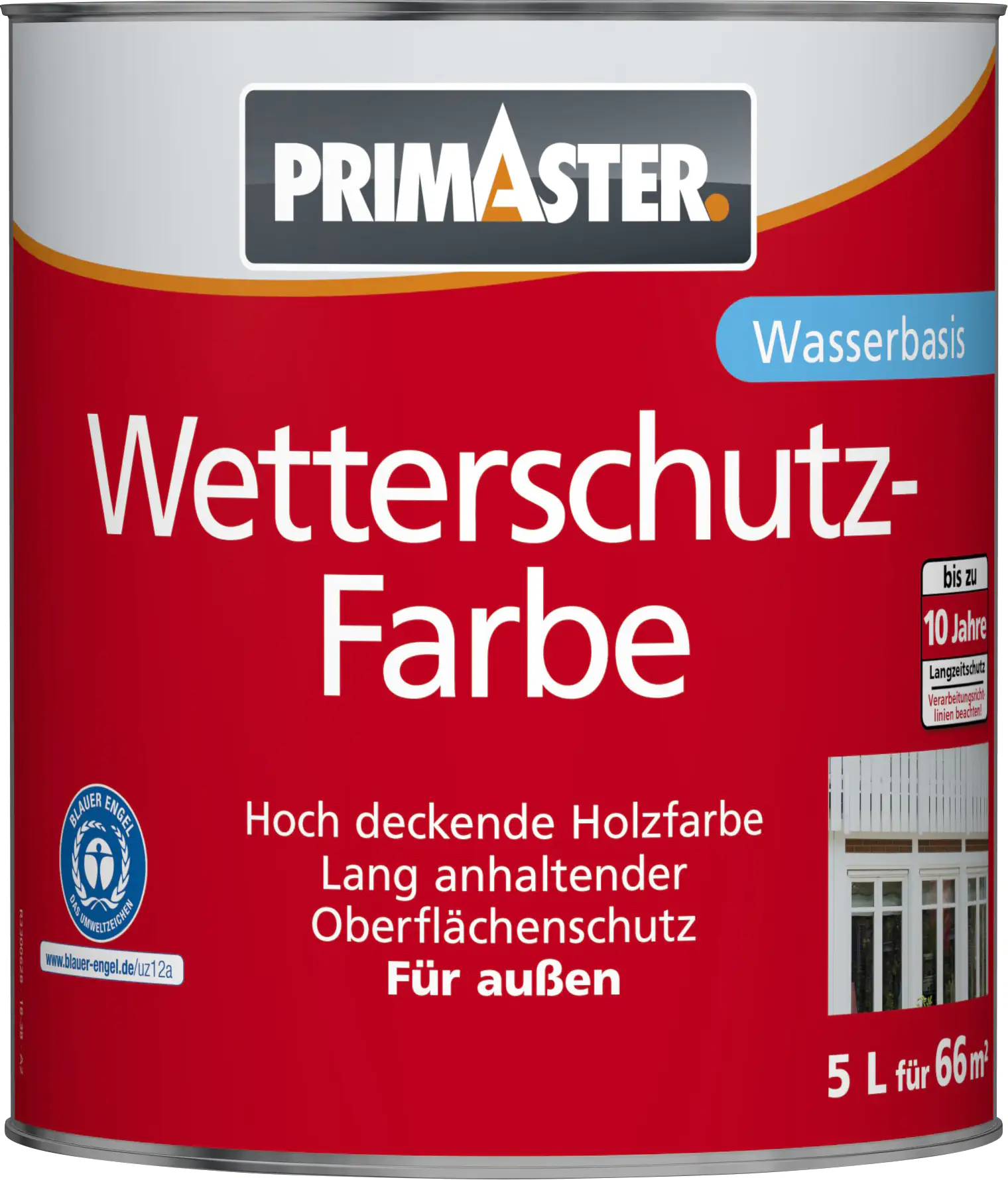 Primaster Wetterschutzfarbe 5 L weiß Primaster Wetterschutzfarbe 5 L weiß