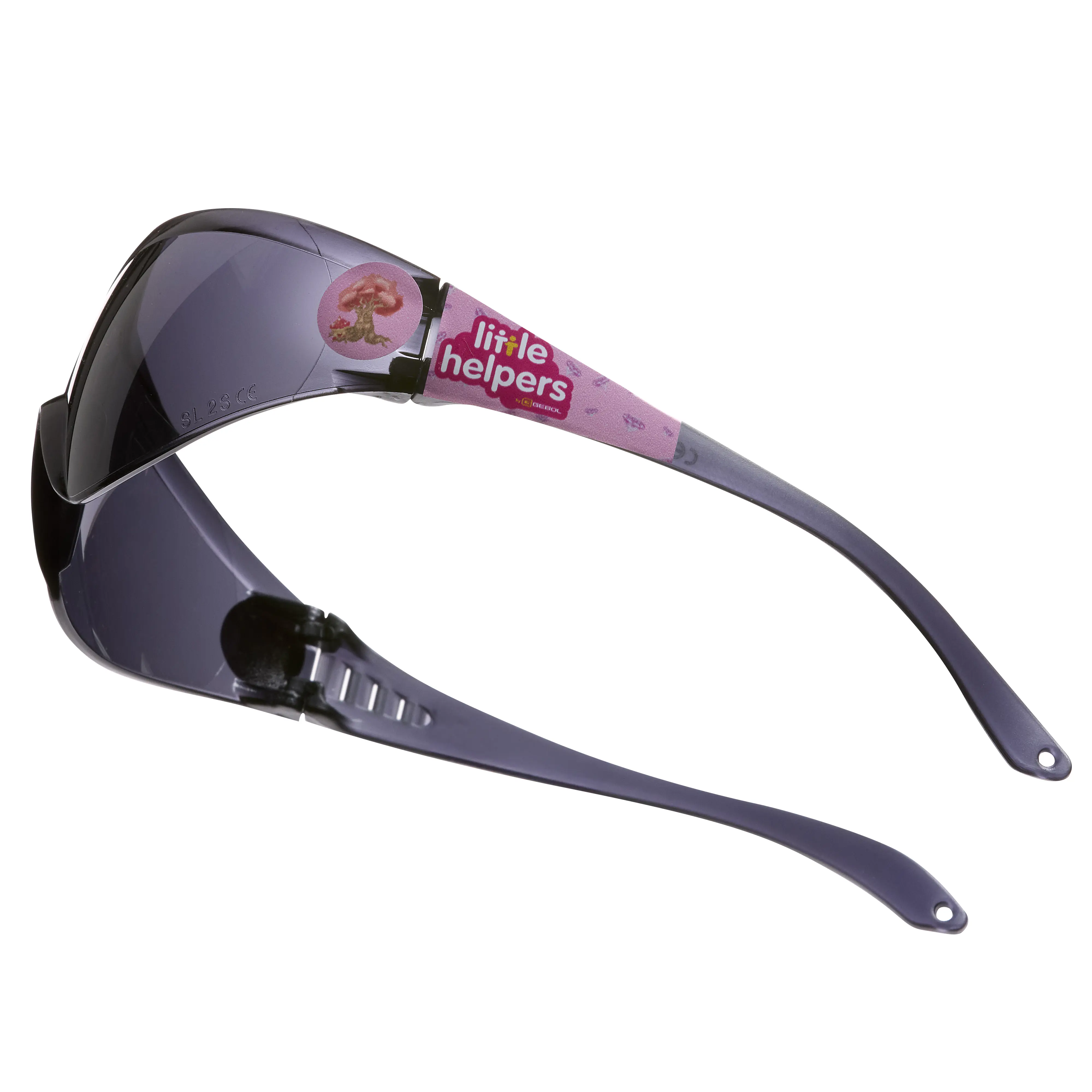 Gebol Schutzbrille Little Helpers Märchenwald pink getönt