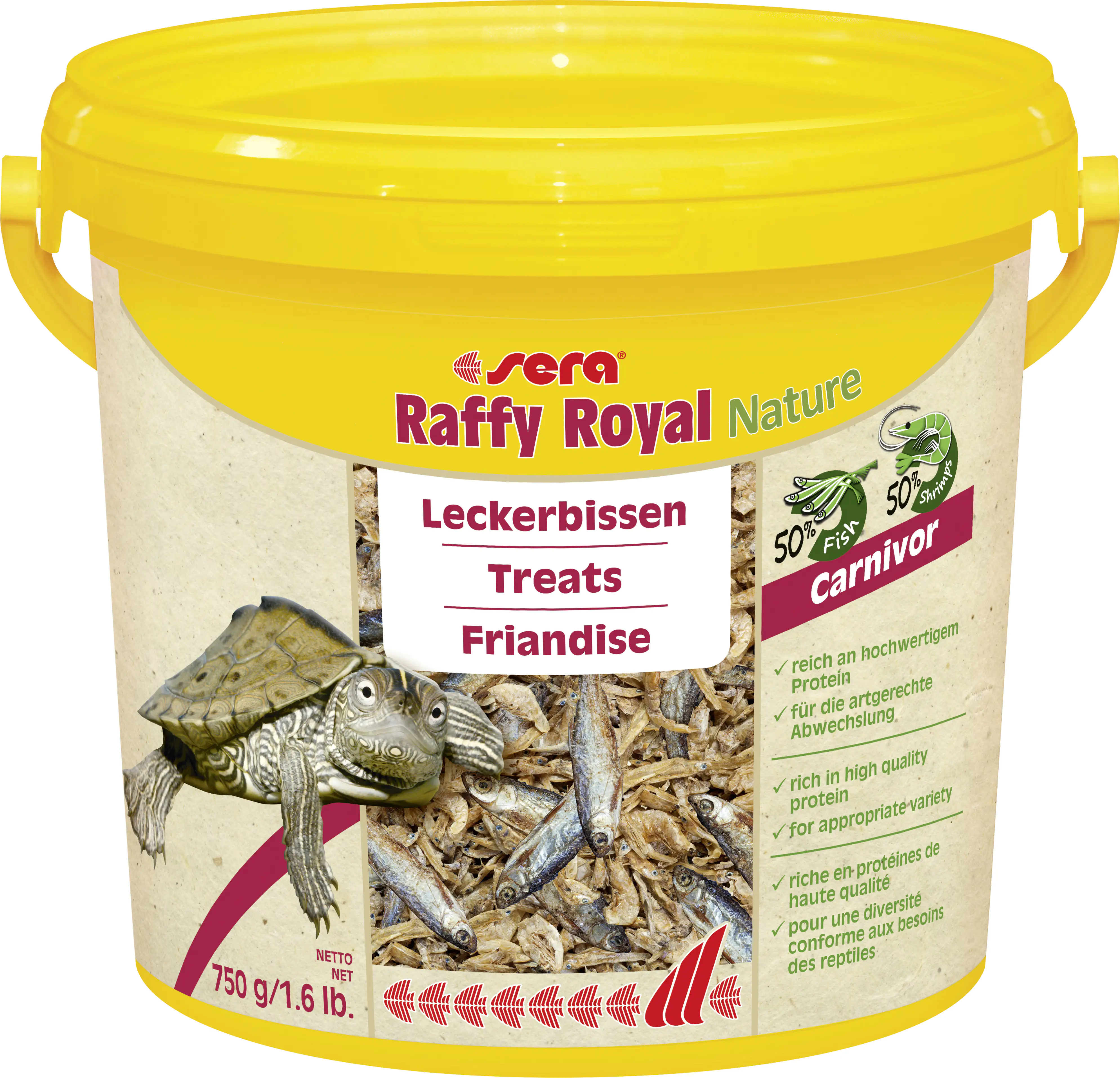 Sera Schildkrötenfutter Raffy Royal 3,8 L