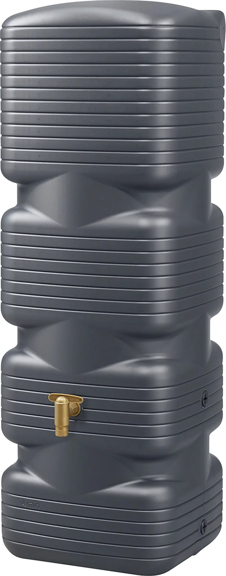4rain Wandtank Quadro mit Deckel & Auslaufhahn 170 L