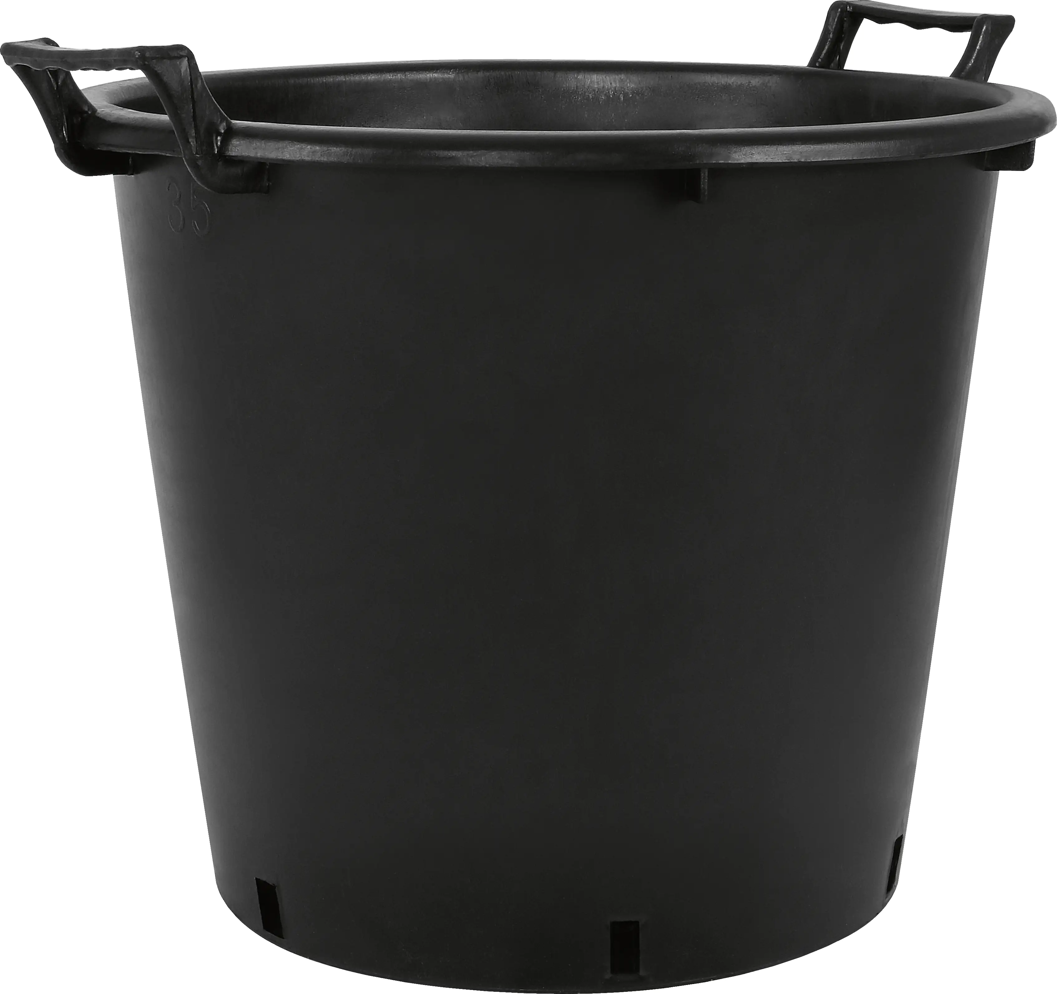 Geli Pflanzcontainer Ø 45 x 45 cm schwarz Geli Pflanzcontainer Ø 45 x 45 cm schwarz