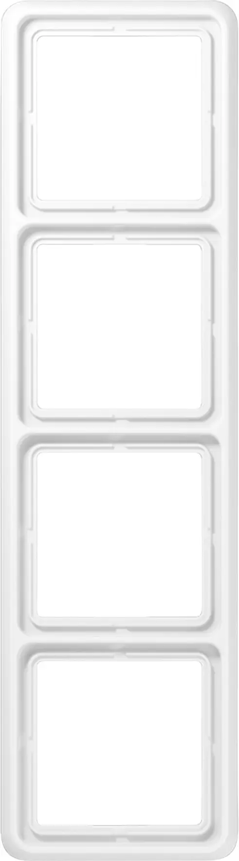 Jung Abdeckrahmen 4-fach CD500, alpinweiß, CD584WW