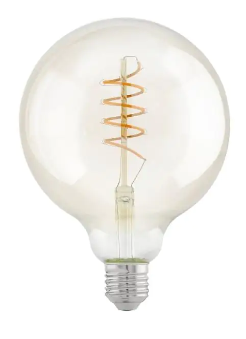 Eglo LED Globe G125 E27 4W amber