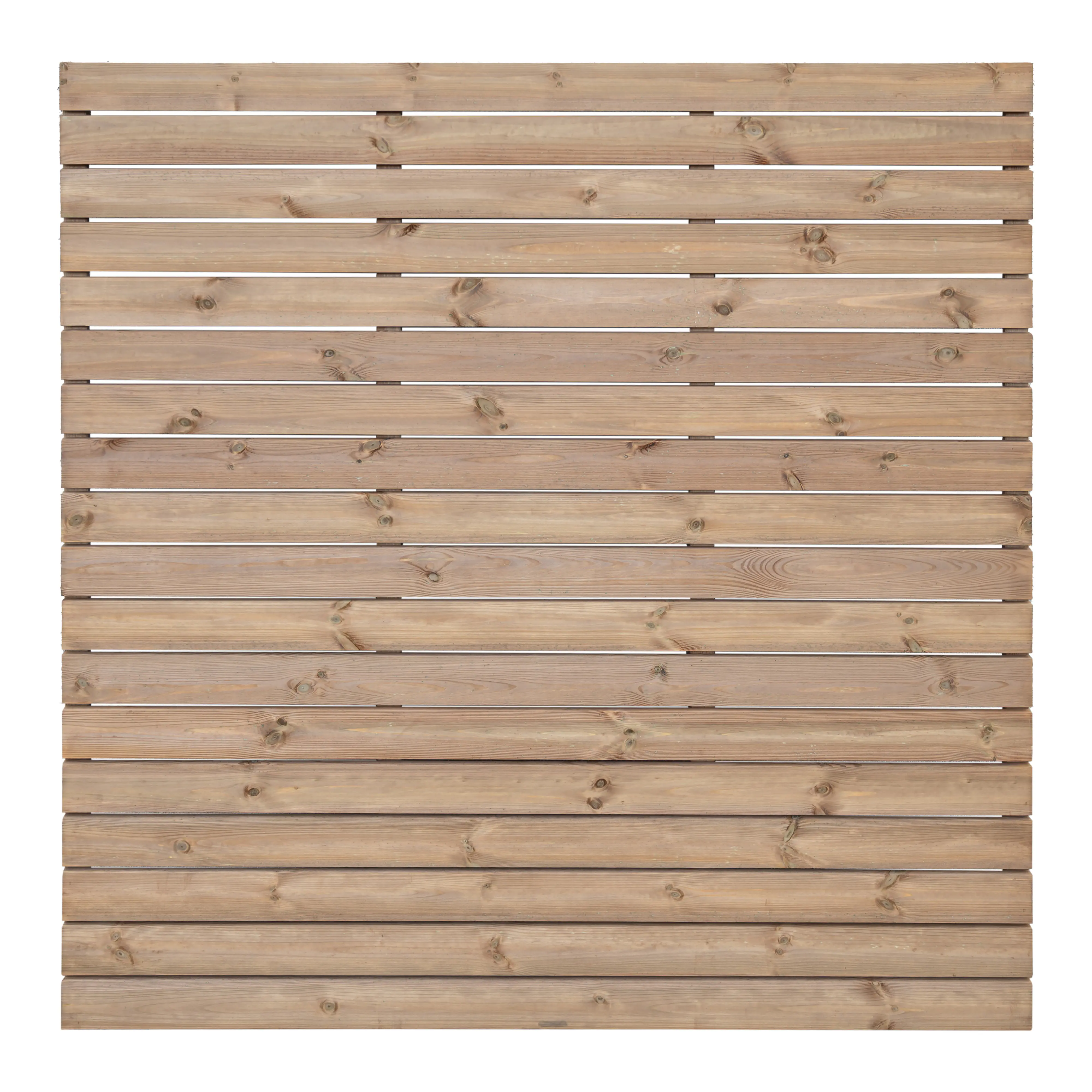 Sichtschutzzaun Rhombus kesseldruckimprägniert 180 x 180 cm braun