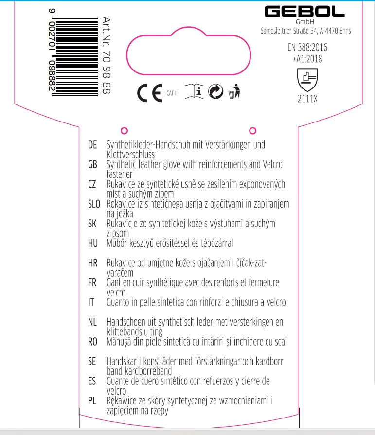 Gebol Handschuh Master Allround  