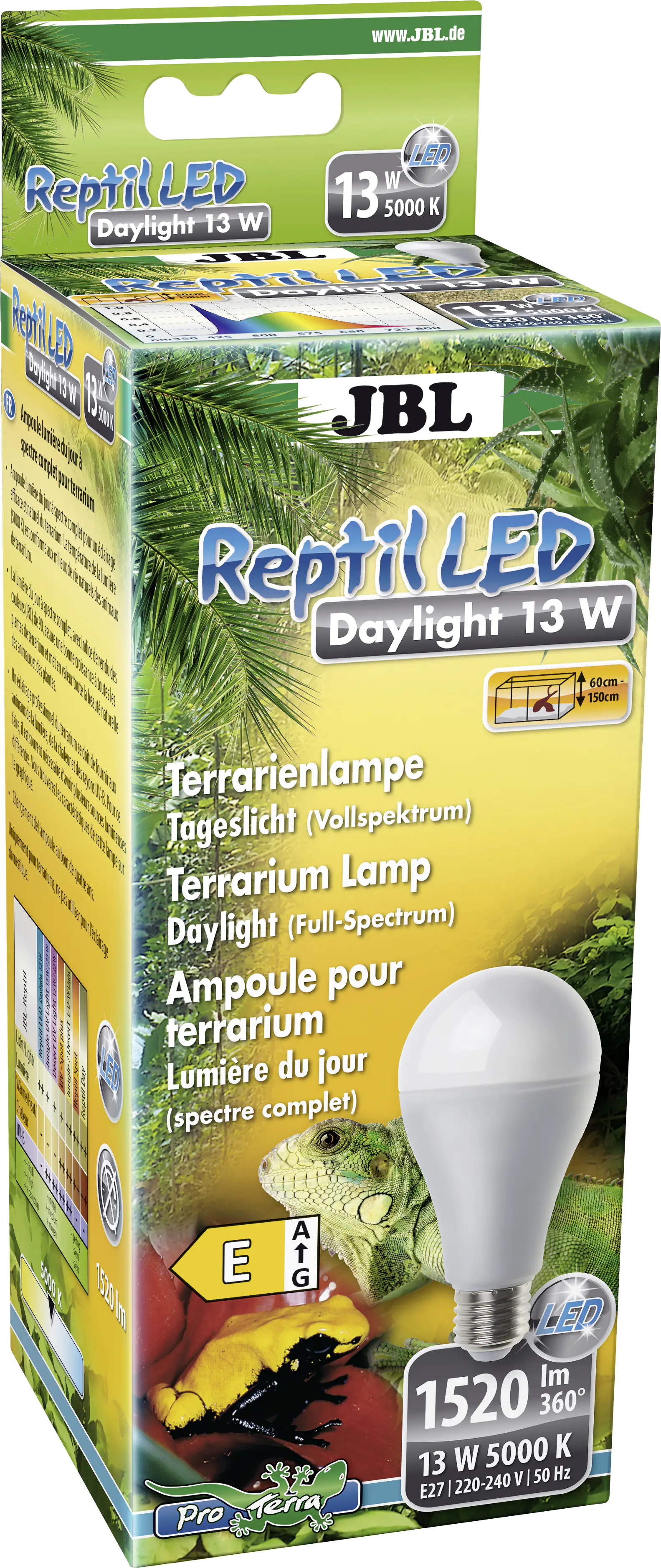 JBL Reptil Tageslichtlampe mit Vollspektrum 13W JBL Reptil Tageslichtlampe mit Vollspektrum 13W