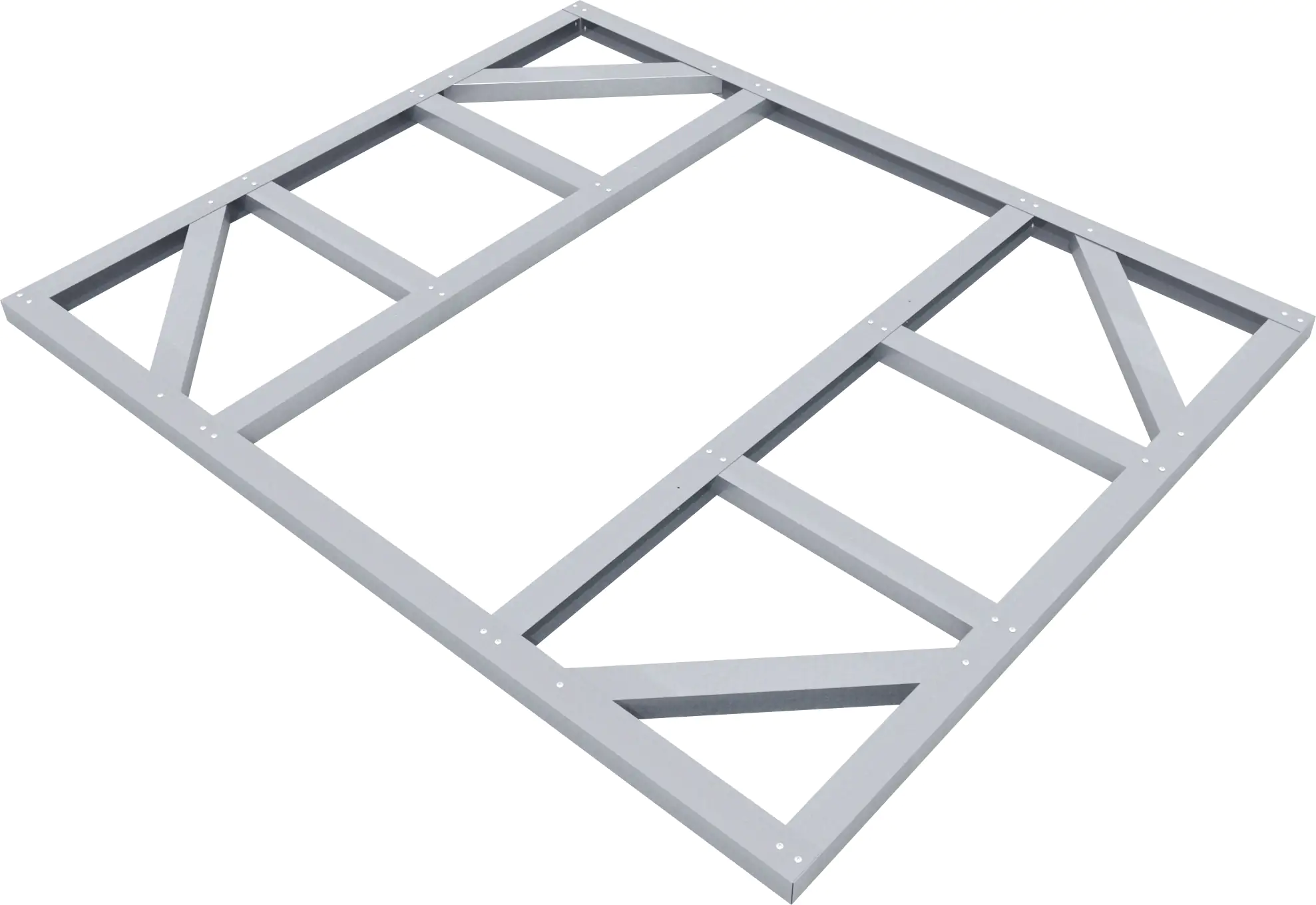 Globel Fundamentbodenrahmen 6 x 5 zu Gerätehaus Dream 65 und Lean To 56 Globel Fundamentbodenrahmen 6 x 5 zu Gerätehaus Dream 65 und Lean To 56