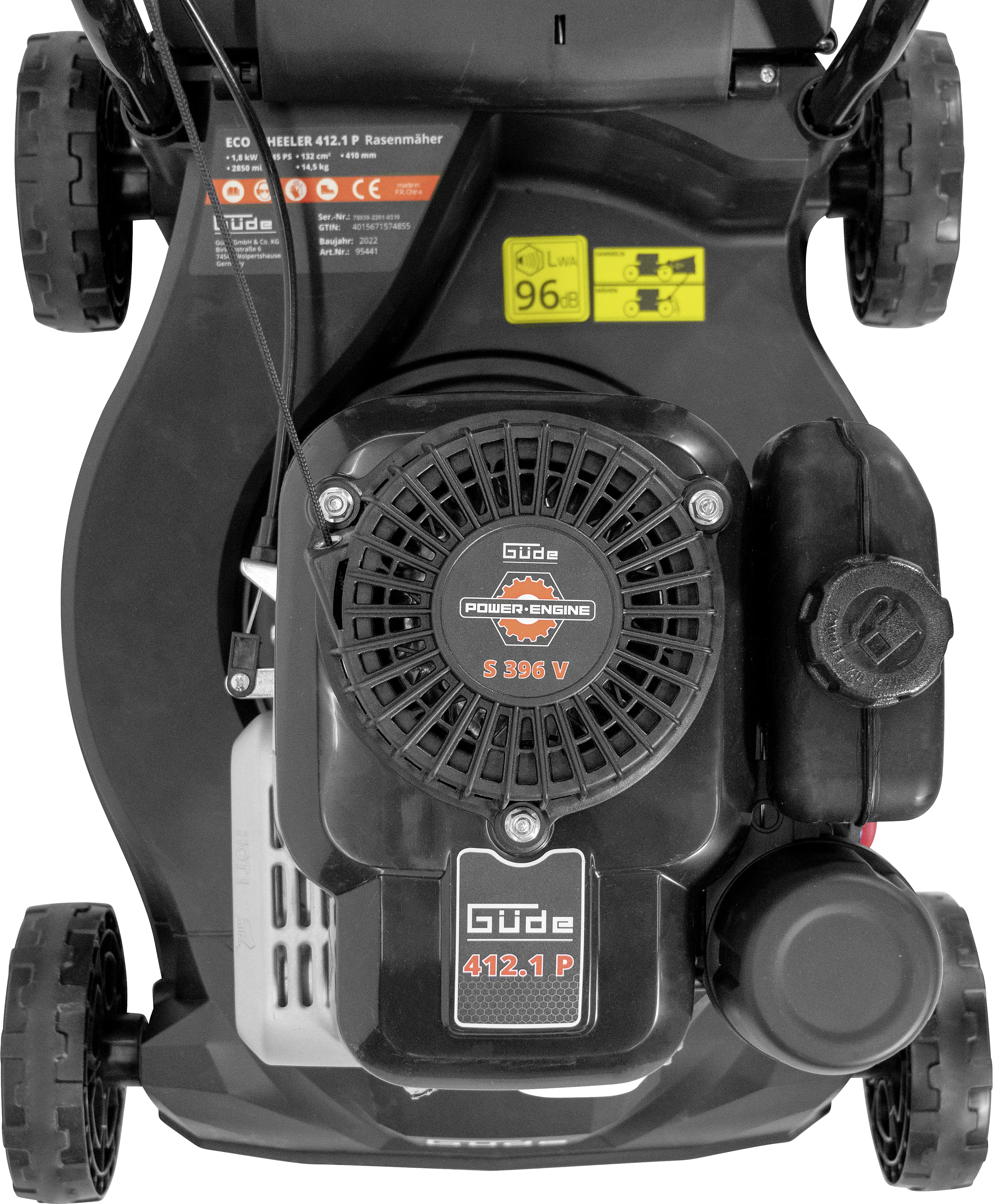 Güde Benzin Rasenmäher Eco Wheeler 412.1 P 41 cm Schnittbreite Güde Benzin Rasenmäher Eco Wheeler 412.1 P 41 cm Schnittbreite