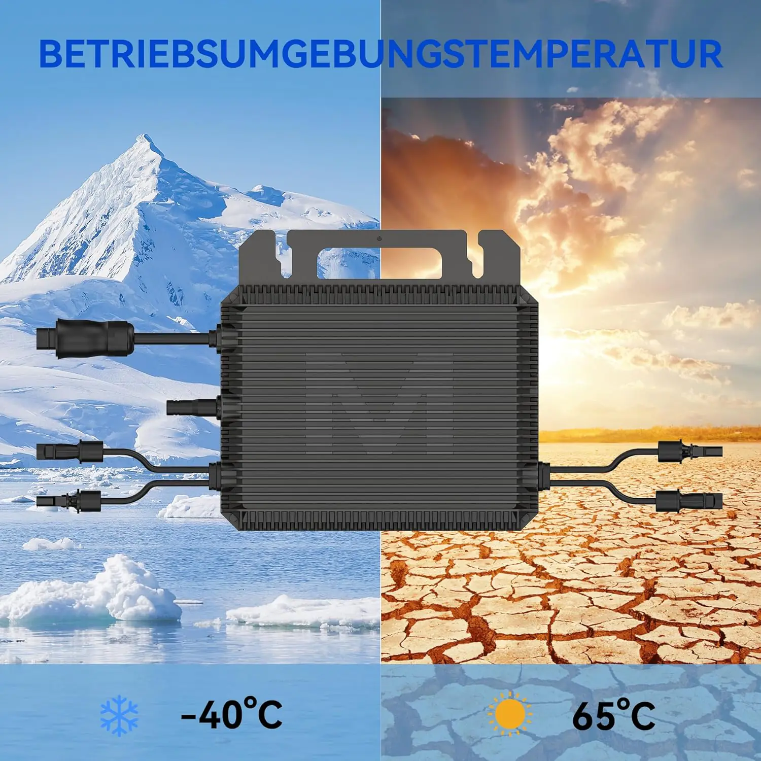 Marstek Wechselrichter MST-MI0800W Microinverter 800W Marstek Wechselrichter MST-MI0800W Microinverter 800W