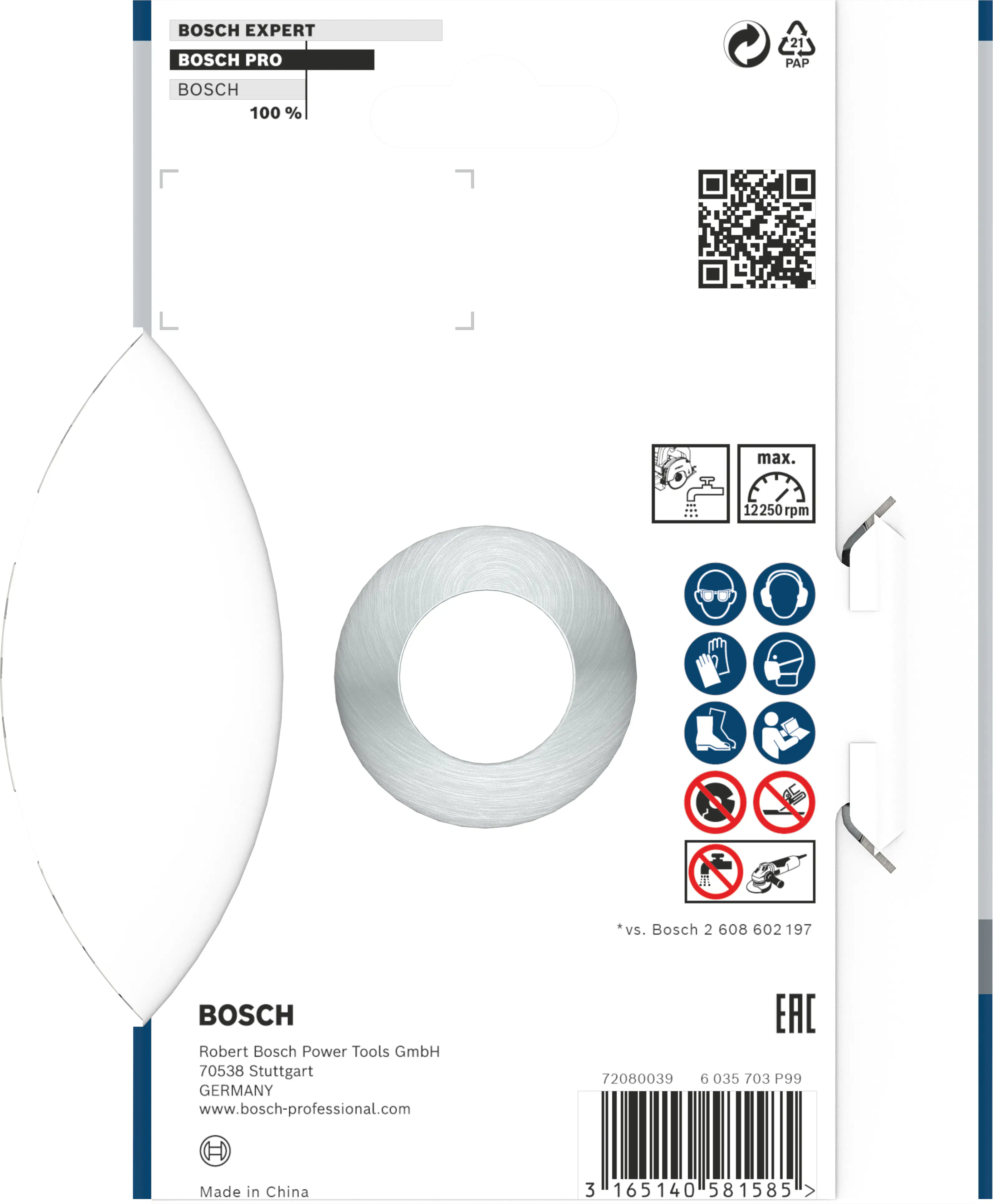 Bosch PRO Concrete Diamanttrennscheibe, 125 x 22,23 mm