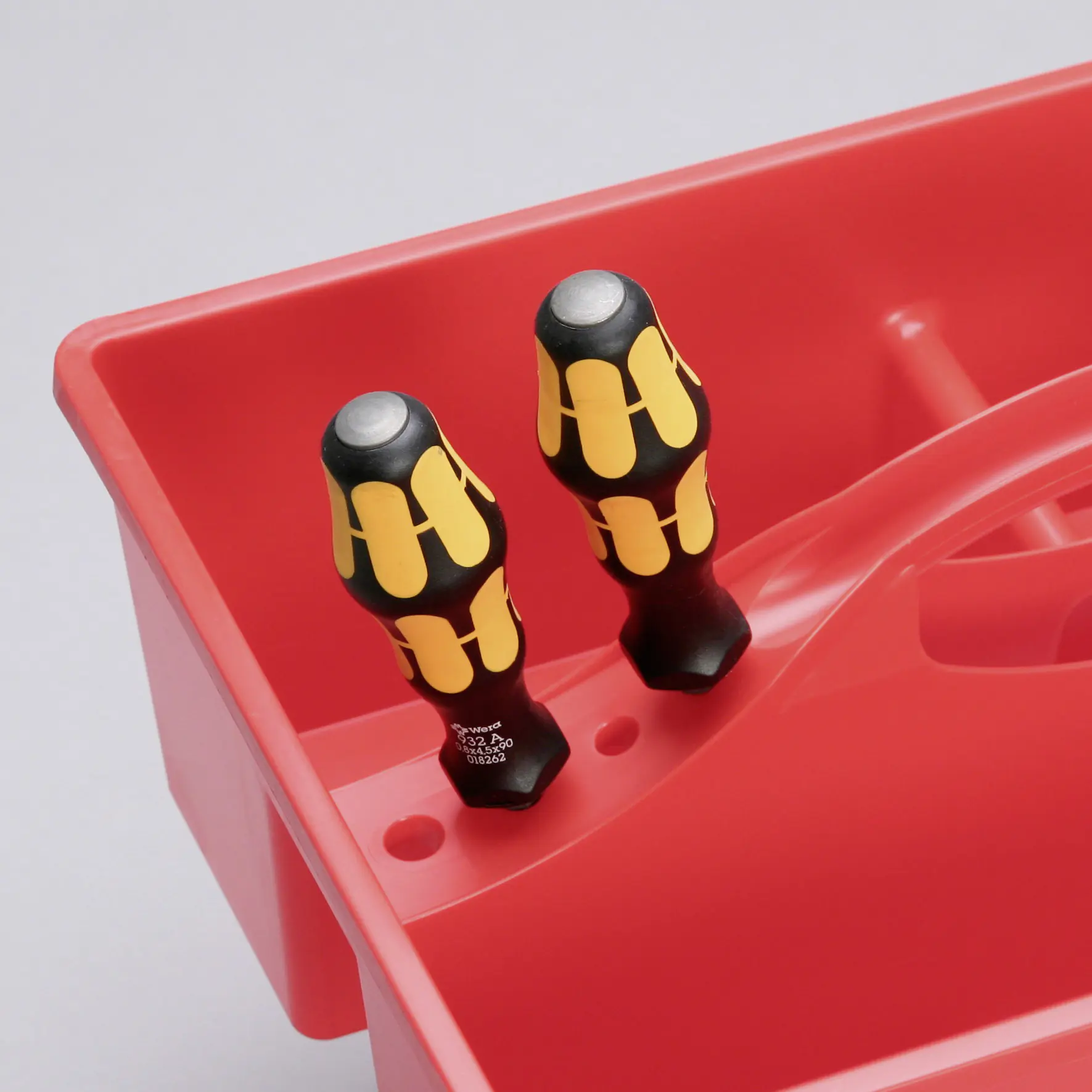 Allit Tragekasten McPlus Carry 38 rot PP 1 langes 2 kleine Fächer 7L