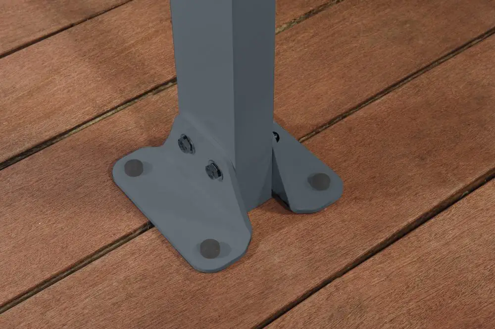 Canopia Terrassendach 1092 x 300 cm grau