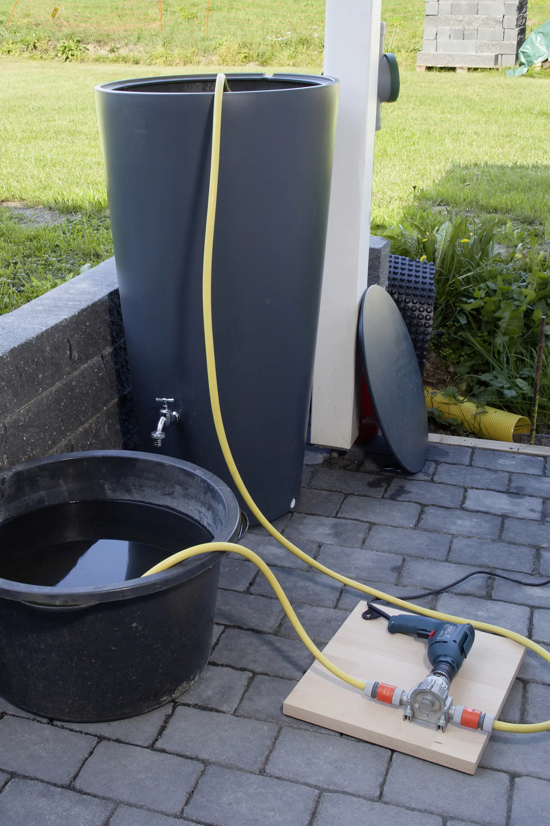 Wolfcraft Bohrmaschinen-Pumpe 3000 l/h Metallgehäuse