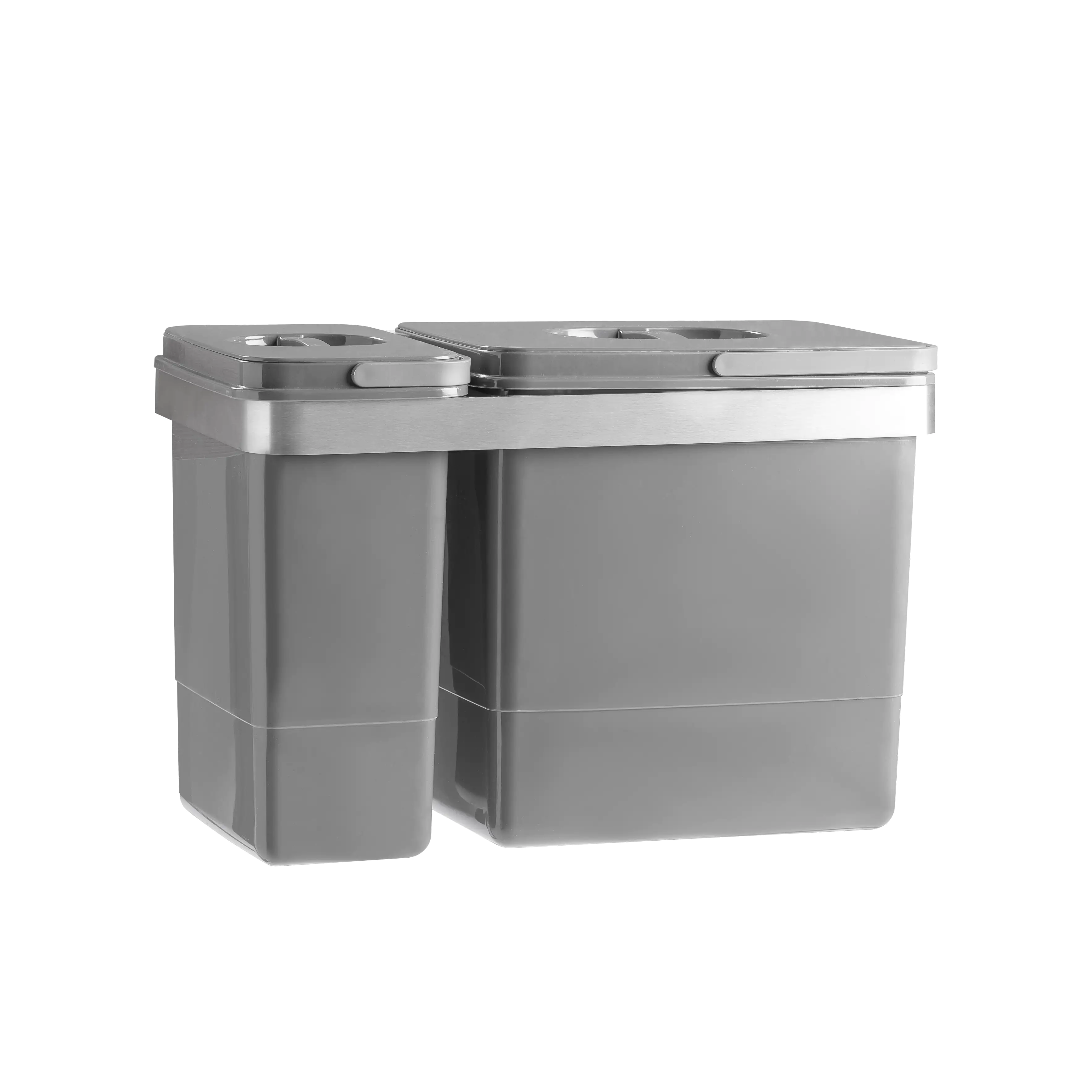 Trendline Einbaumülleimer Belt 2-teilig 7 L, 15 L