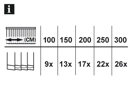 Gardinia Lamellenvorhang weiß 150 x 260 cm