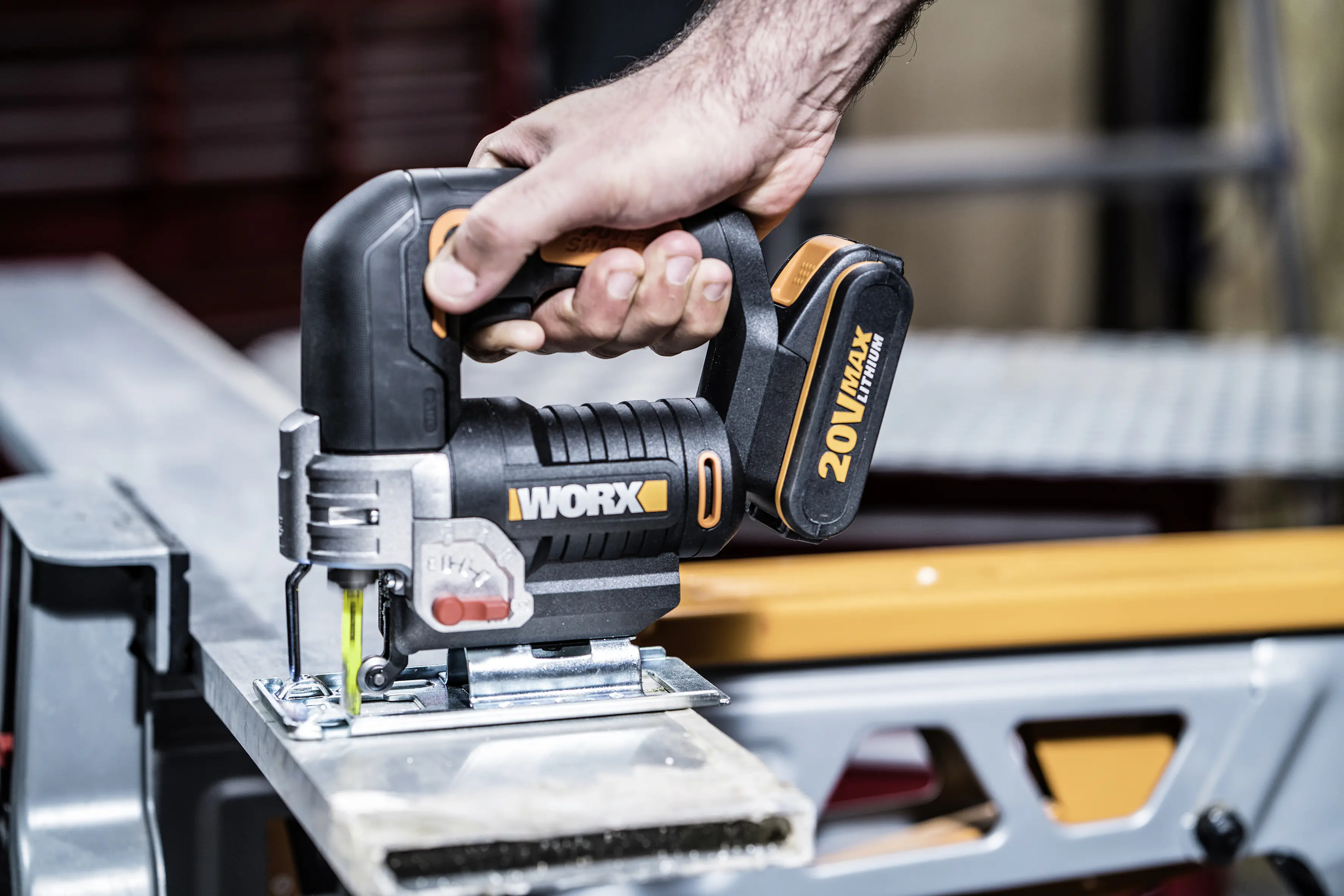 Worx Akku-Pendelhub-Stichsäge WX543.9 20 V, ohne Akku und Ladegerät Worx Akku-Pendelhub-Stichsäge WX543.9 20 V, ohne Akku und Ladegerät