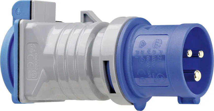 Brennenstuhl CEE-Adapter IP44 CEE-Stecker auf Schutzkontakt-Steckdose Brennenstuhl CEE-Adapter IP44 CEE-Stecker auf Schutzkontakt-Steckdose