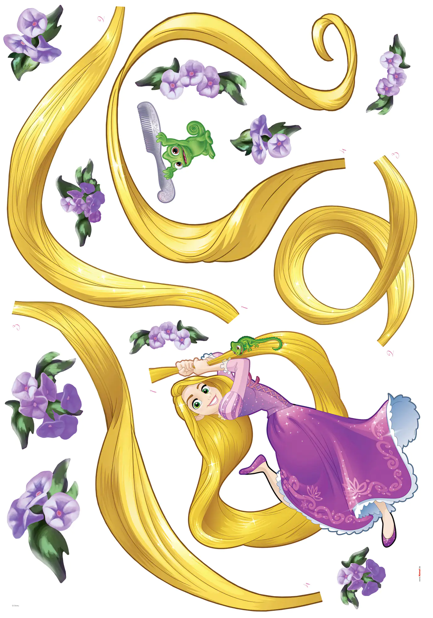 Komar Decosticker Rapunzel 100 x 70 cm Komar Decosticker Rapunzel 100 x 70 cm