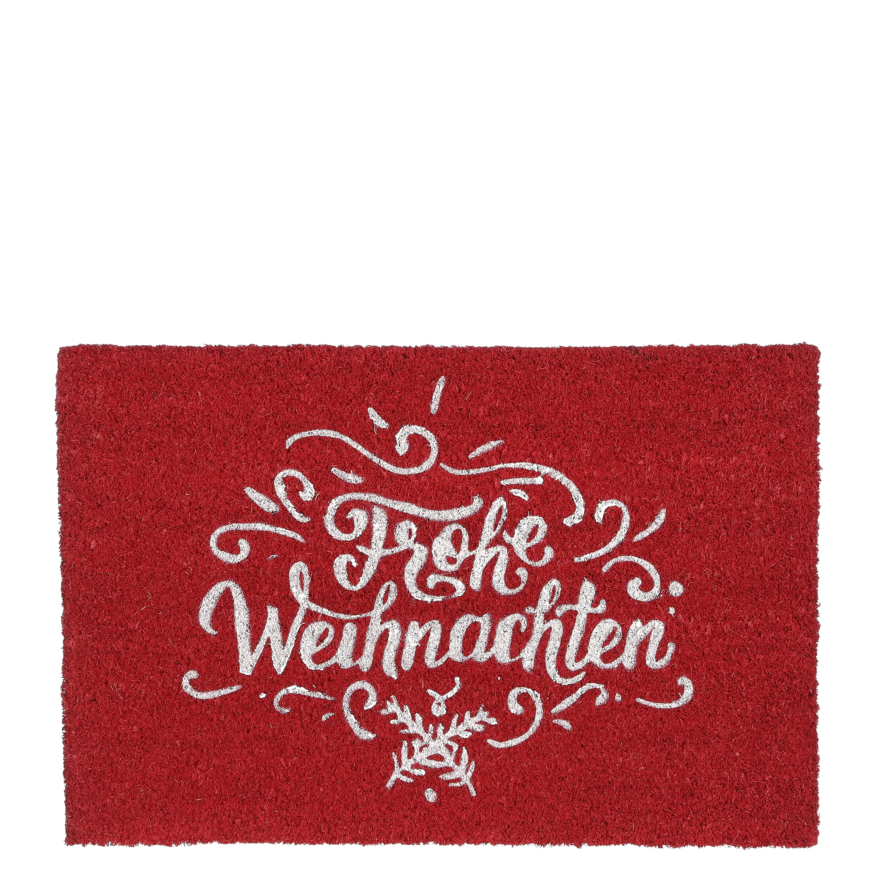 House of Seasons Türmatte Frohe Weihnachten rot 60 x 40 cm