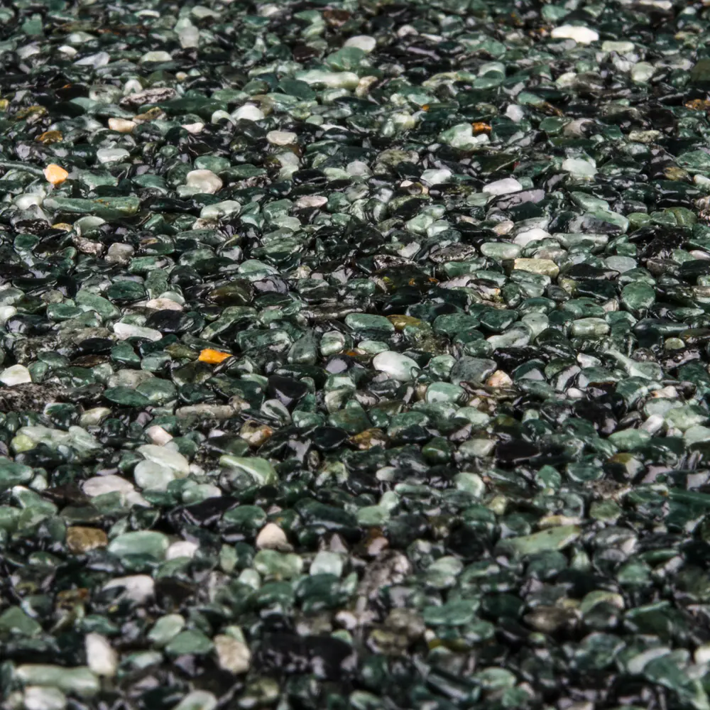 RAVELLO Steinteppich Boden Outdoor Körnung Mittel Farbe grün 19 kg Set