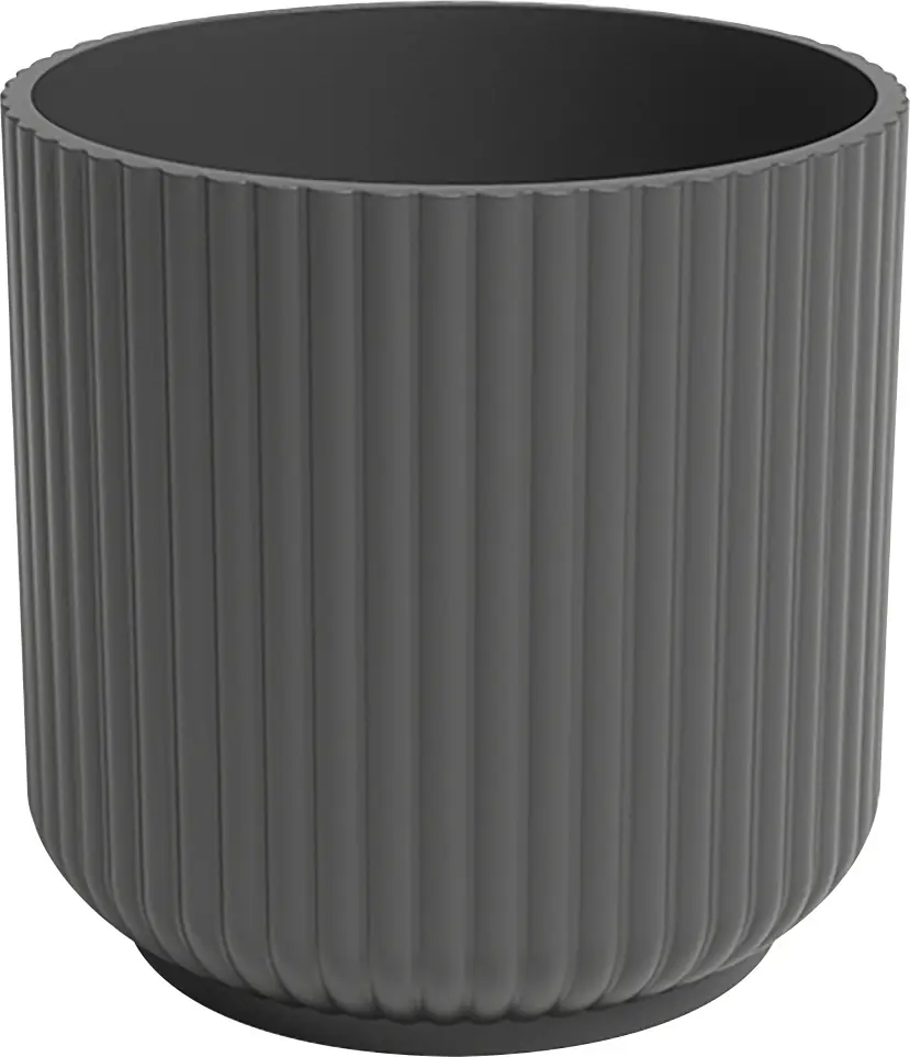 Artevasi Übertopf Luna Keramik anthrazit matt Ø 24 x 24 cm 