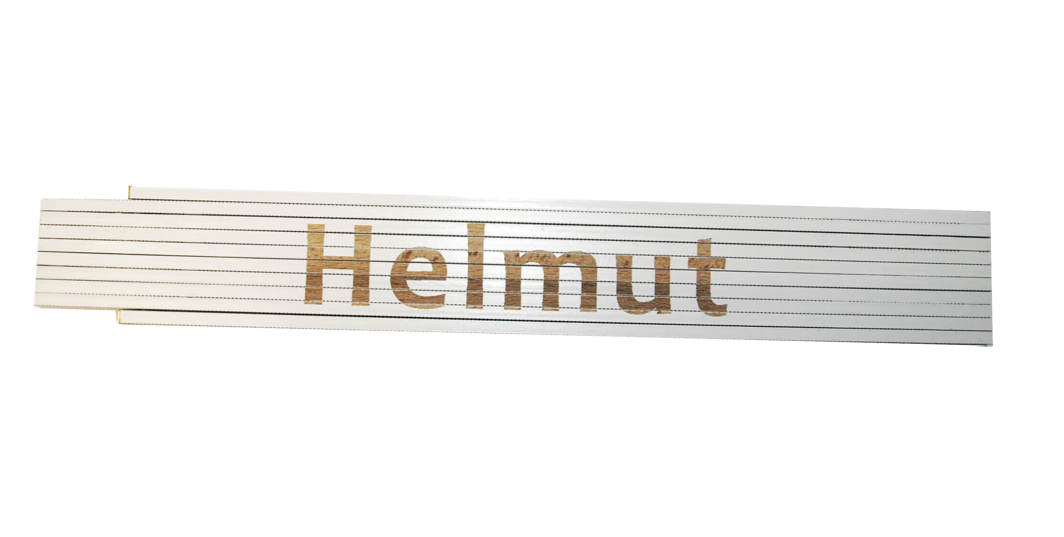 Zollstock Helmut 2 m weiß
