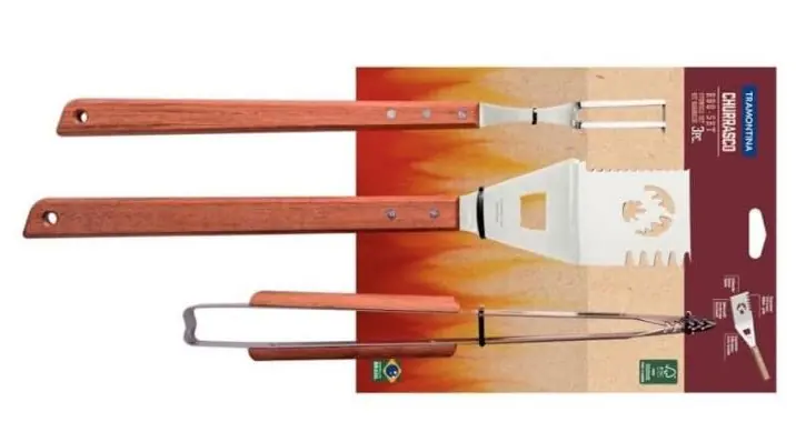 Tramontina Churrasco Grillbesteck-Set 3-teilig