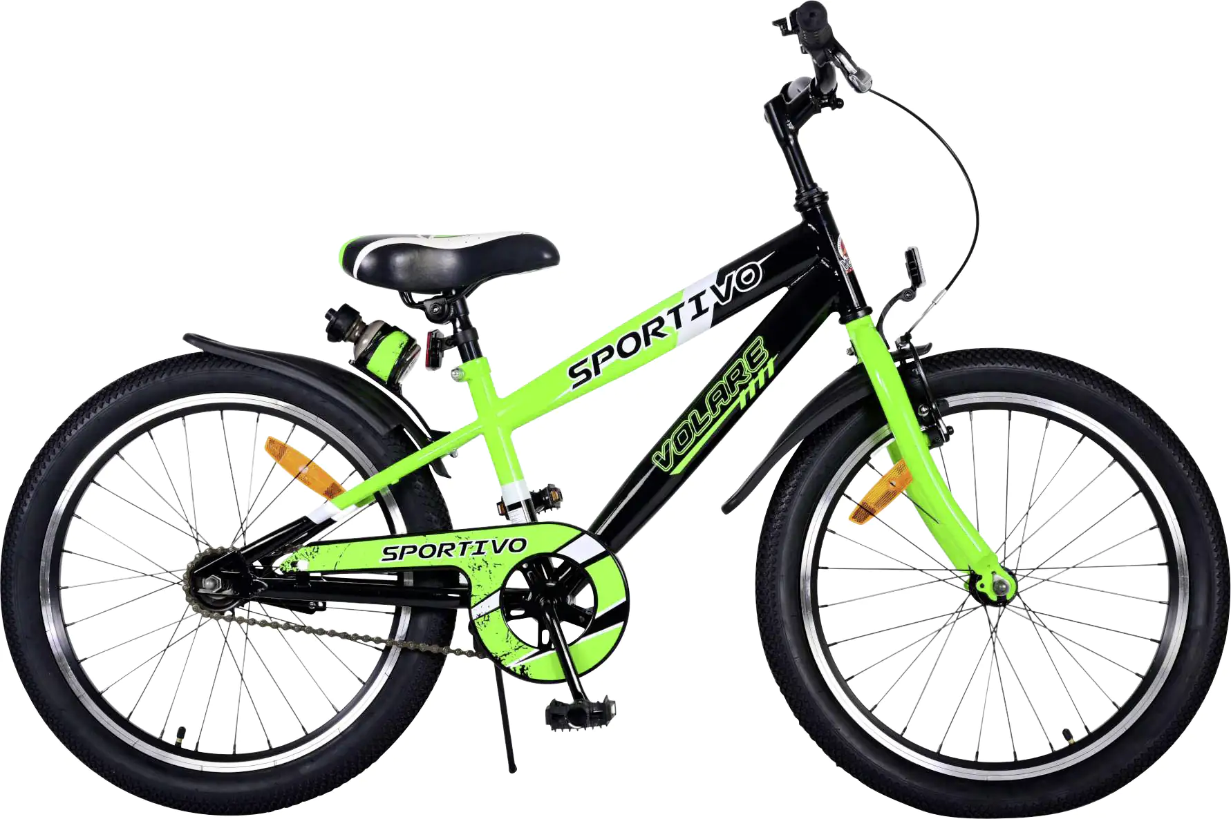 Volare Kinderfahrrad Sportivo 20 Zoll RH 28cm grün/schwarz Volare Kinderfahrrad Sportivo 20 Zoll RH 28cm grün/schwarz