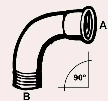 Cornat Temperguss-Bogen 90° 3/4 '' 1 Muffe verzinkt