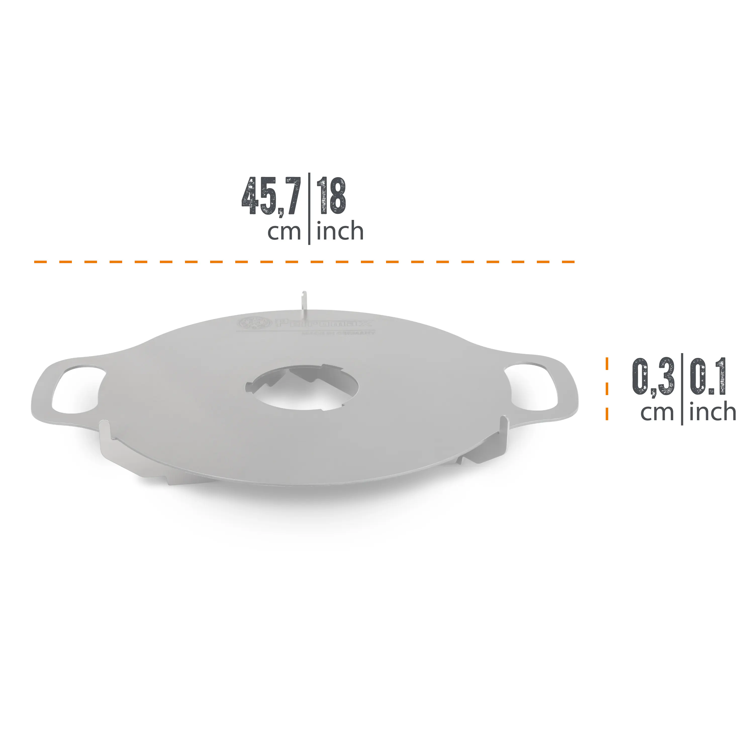 Petromax Atago Grillplatte Stahl