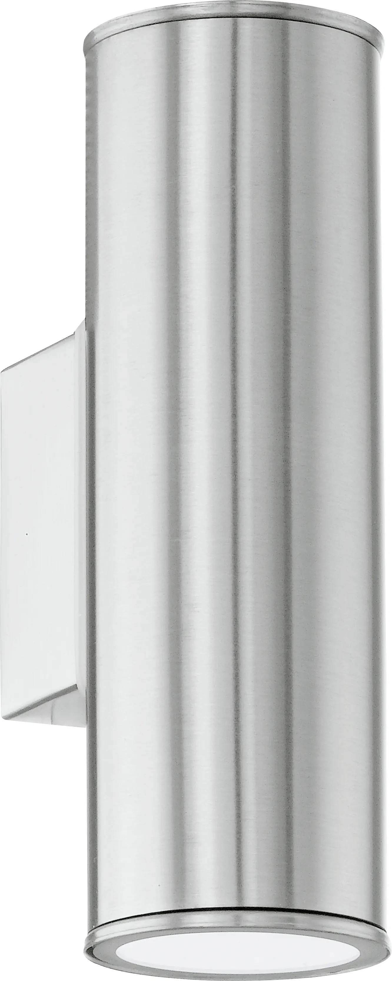 Eglo LED Außen-Wandleuchte Riga edelstahl 20 x 6,5 cm GU10