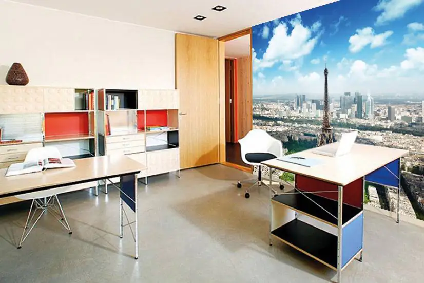 papermoon Vlies- Fototapete Digitaldruck 350 x 260 cm Eiffel Tower