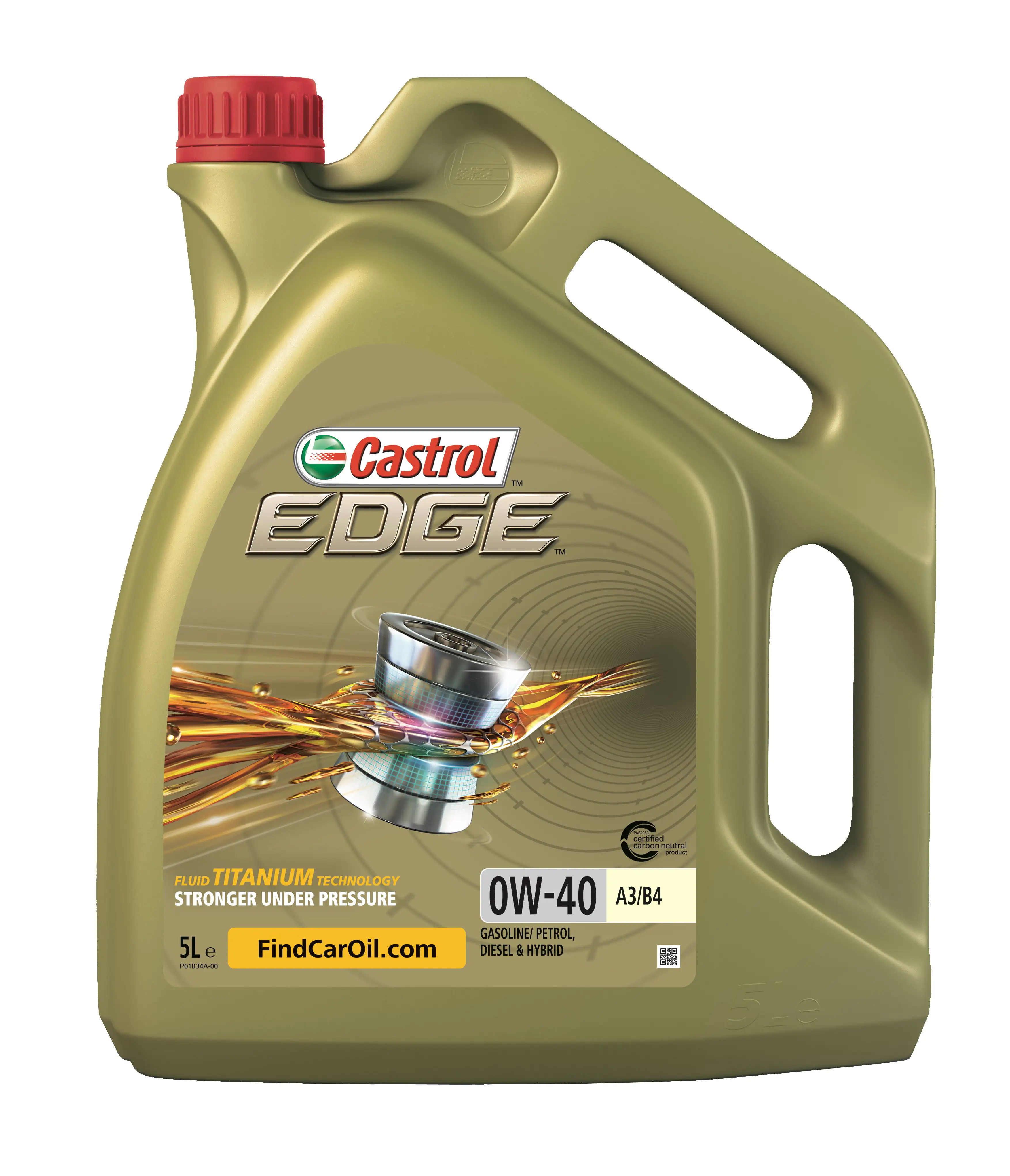 Castrol Motoröl Edge 0W-40 A3-B4 5L Castrol Motoröl Edge 0W-40 A3-B4 5L