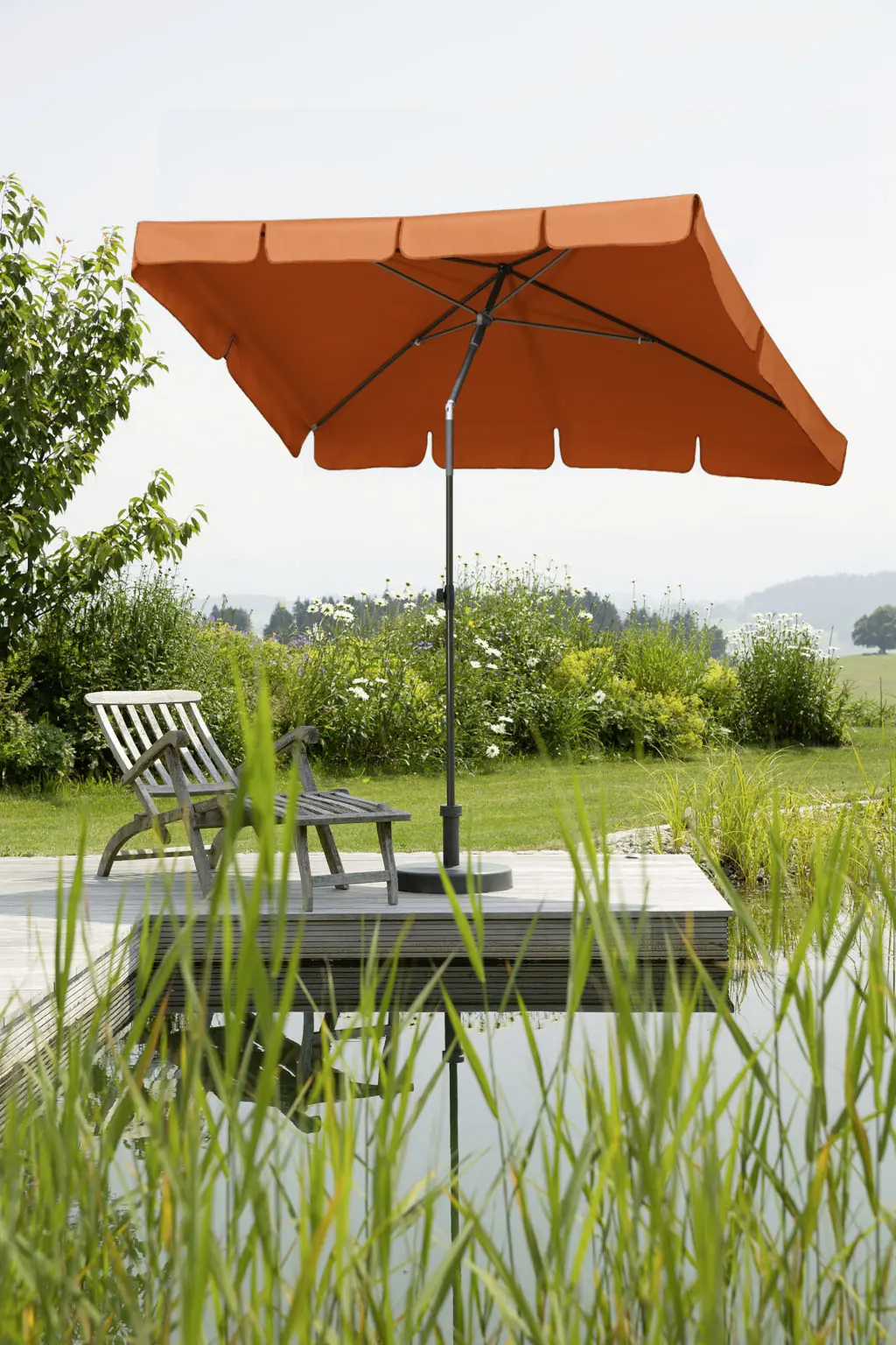 Schneider Sonnenschirm Aquila terracotta 225 x 120 cm Schneider Sonnenschirm Aquila terracotta 225 x 120 cm